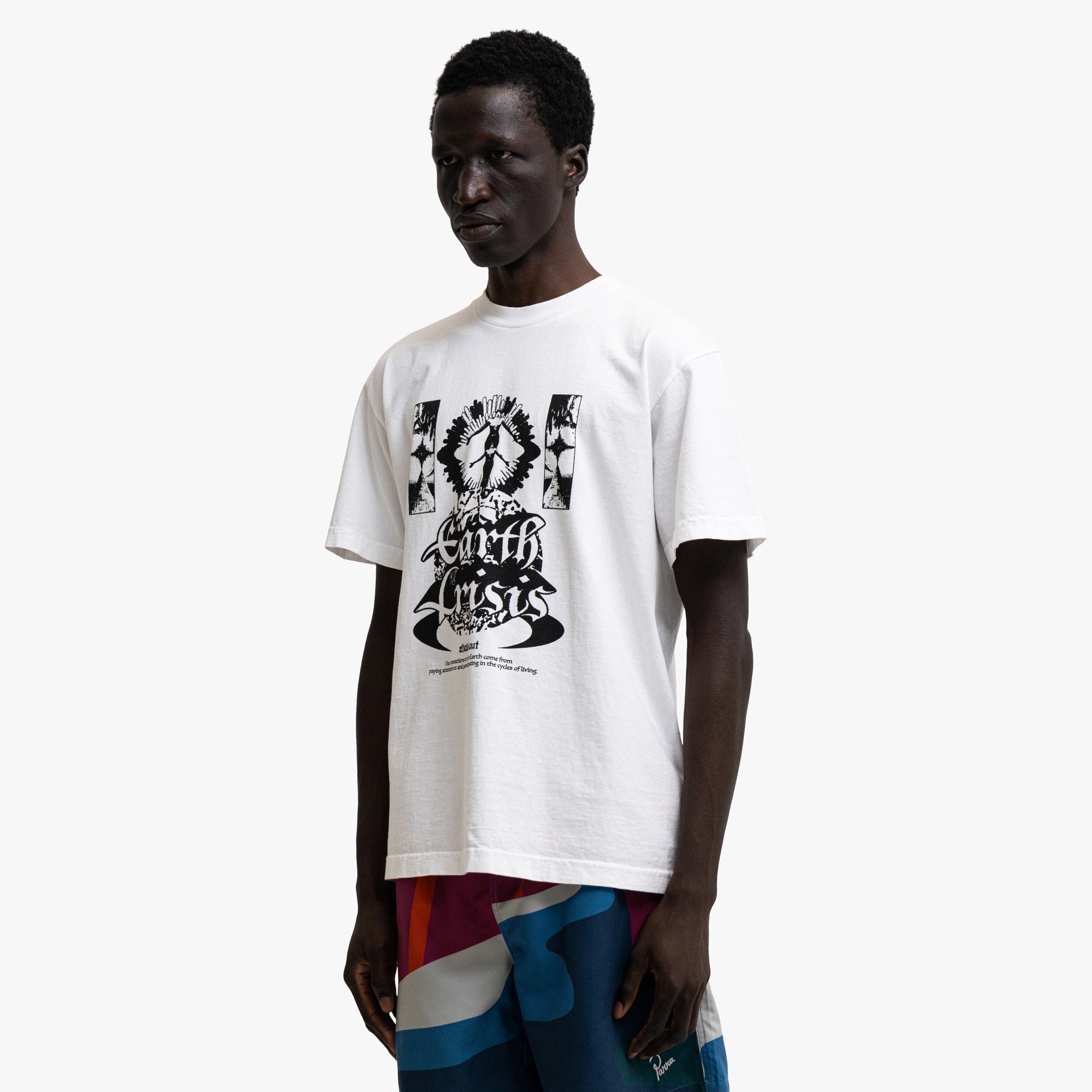  Afield Out Crisis T-shirt White、mySite、merchandisen