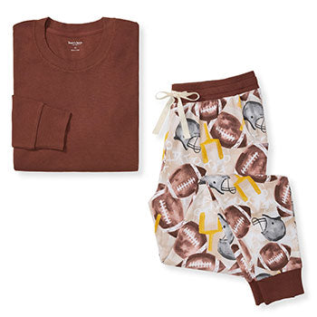 Football Season Organic Matching Women's Pajamas、mySite、g9winljtr