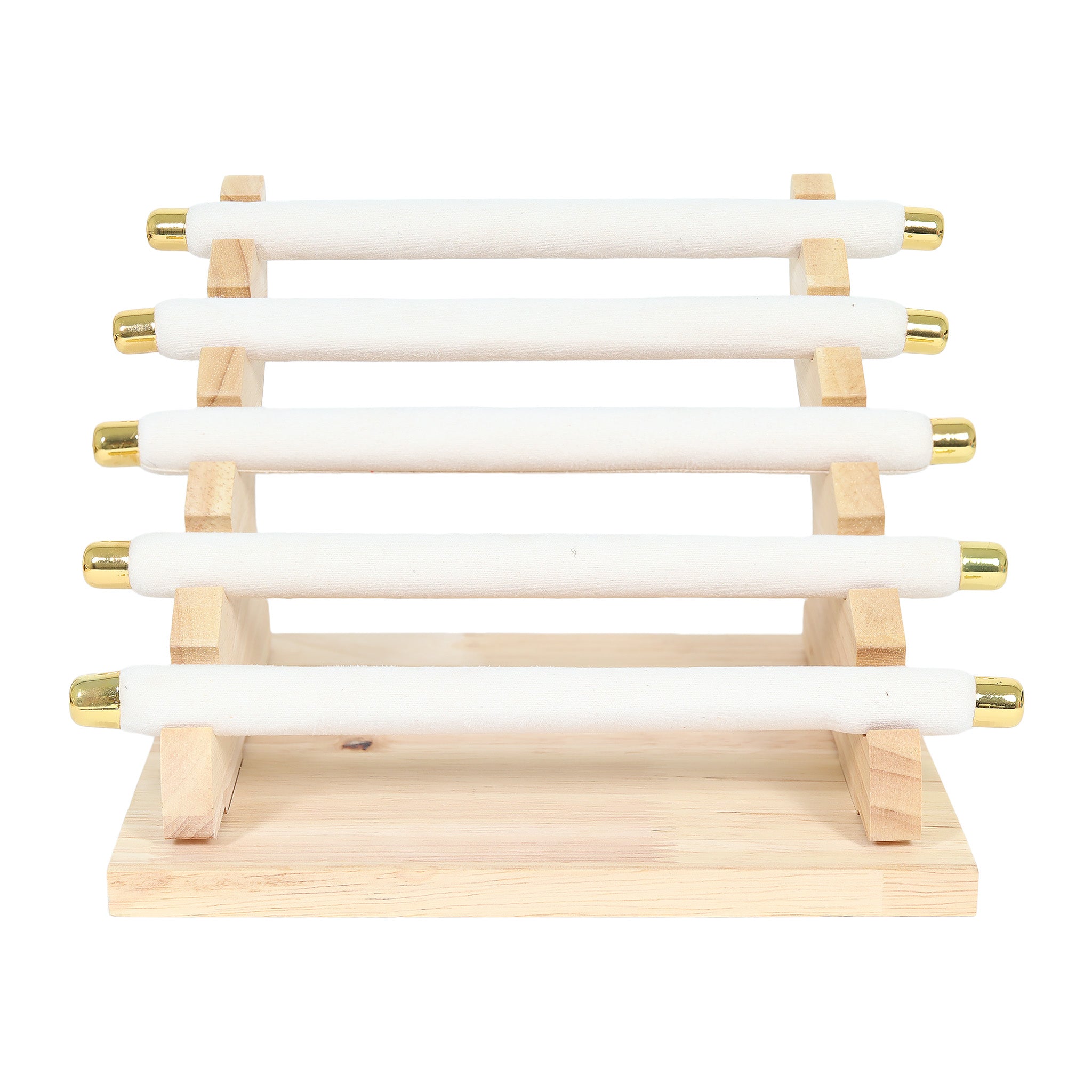 Natural Wood & Suede 5 Row Ring Display / DSP0027、mySite、dreamappss