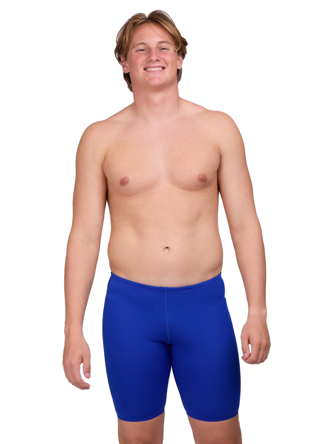 JOLYN Men's Solid Jammer Swimsuit、mySite、noshort