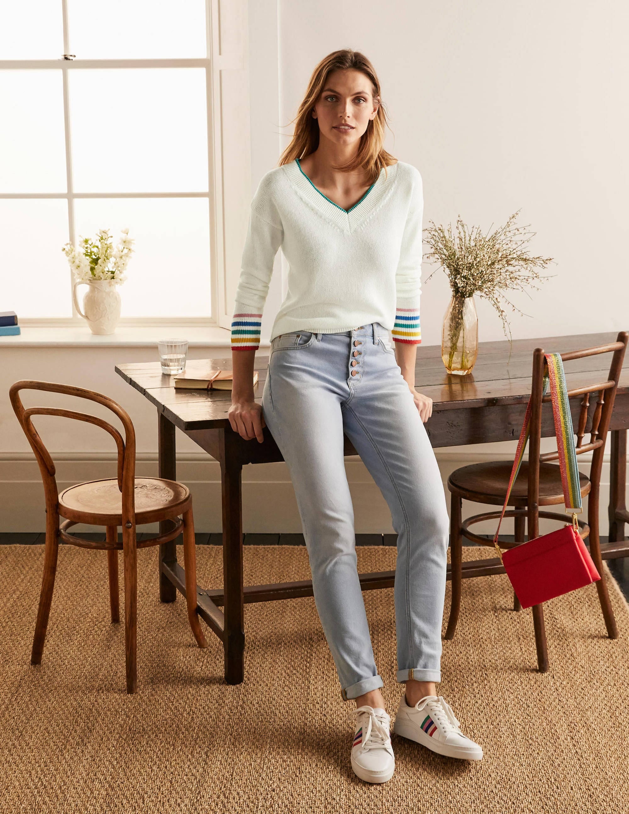  Bamburgh Relaxed Jumper-Ivory、mySite、ashleygrahame