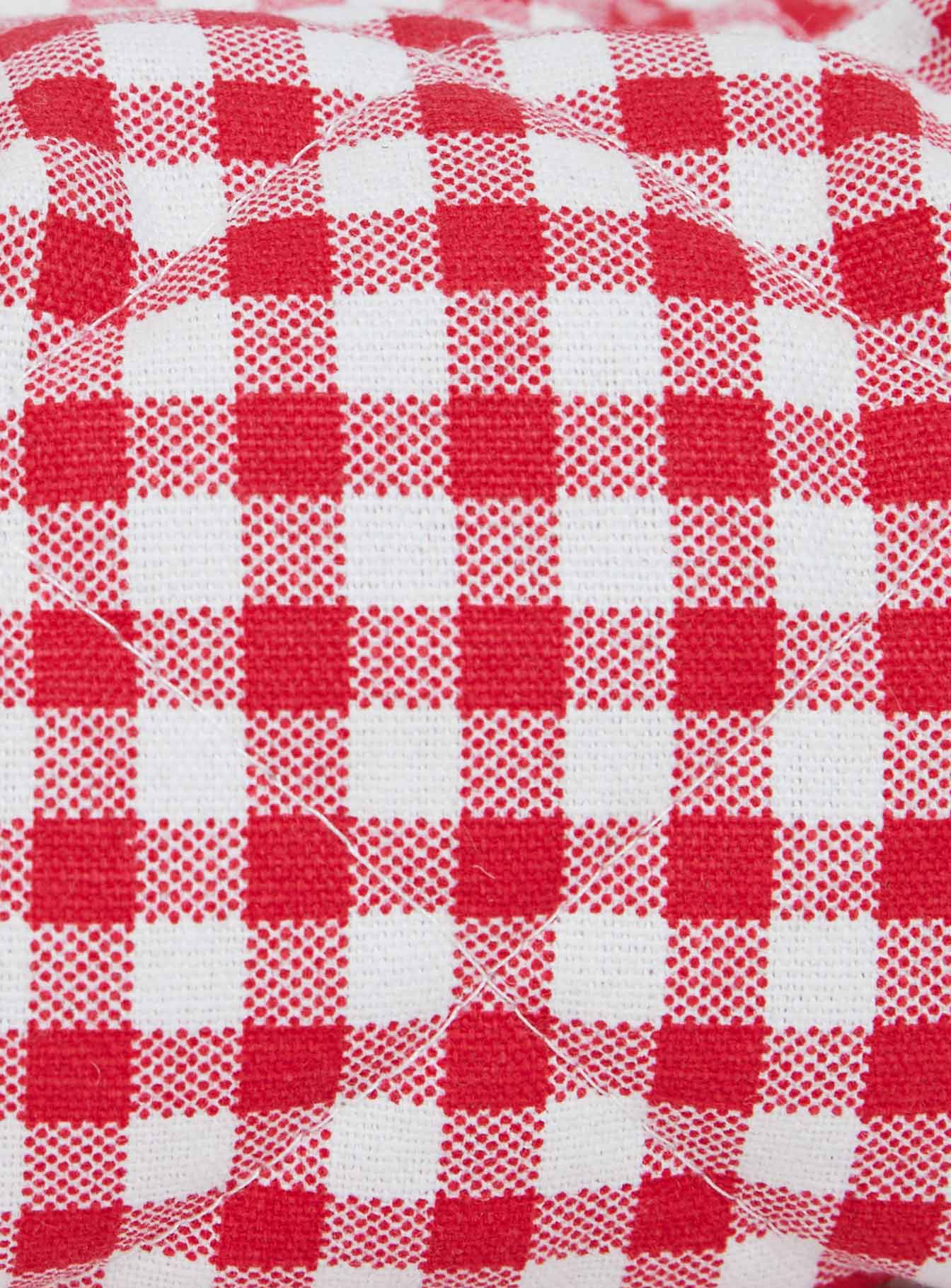 Belize Pouch Red Gingham、mySite、solidvoid