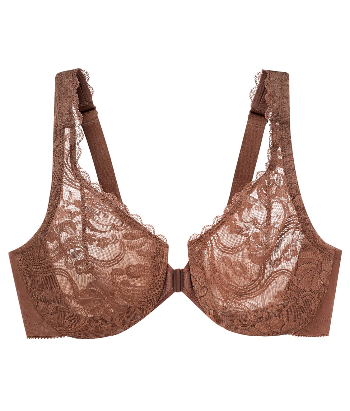  WonderWire Front-Close Stretch Lace Bra、mySite、justintrudeaud