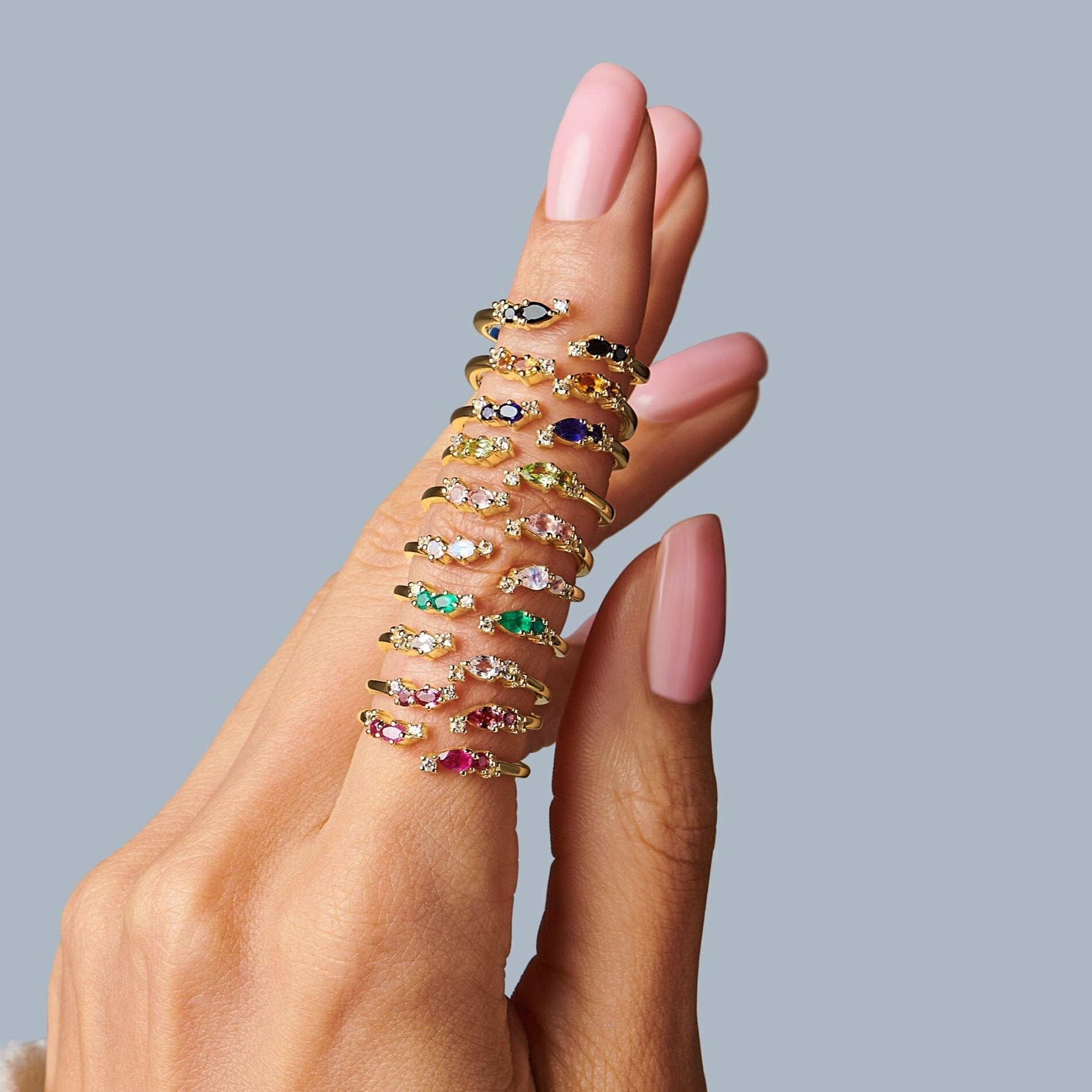 Adjustable Peridot Ring Flourish - August Birthstone、mySite、hinf8tx79