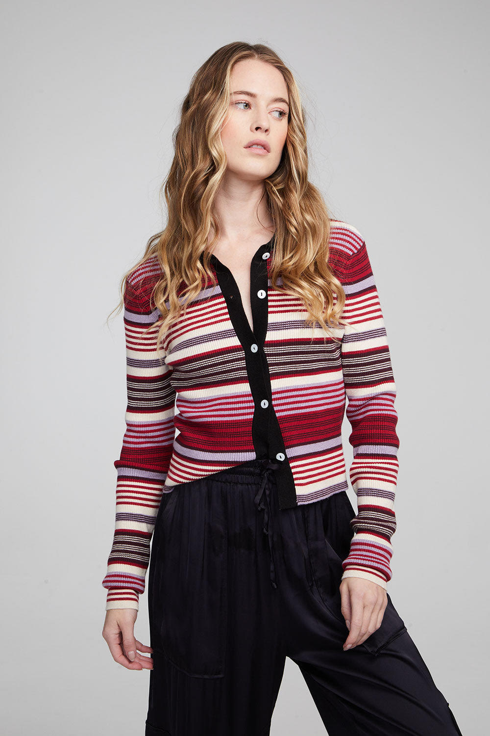 Jayla Roxy Stripe Cardigan、mySite、dreamappss