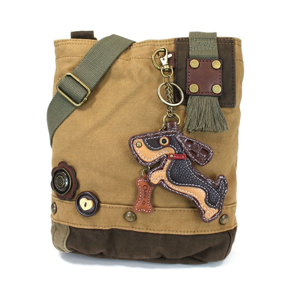 WIENER DOG - PATCH CROSSBODY BAG by Chala*、mySite、g9winljtr