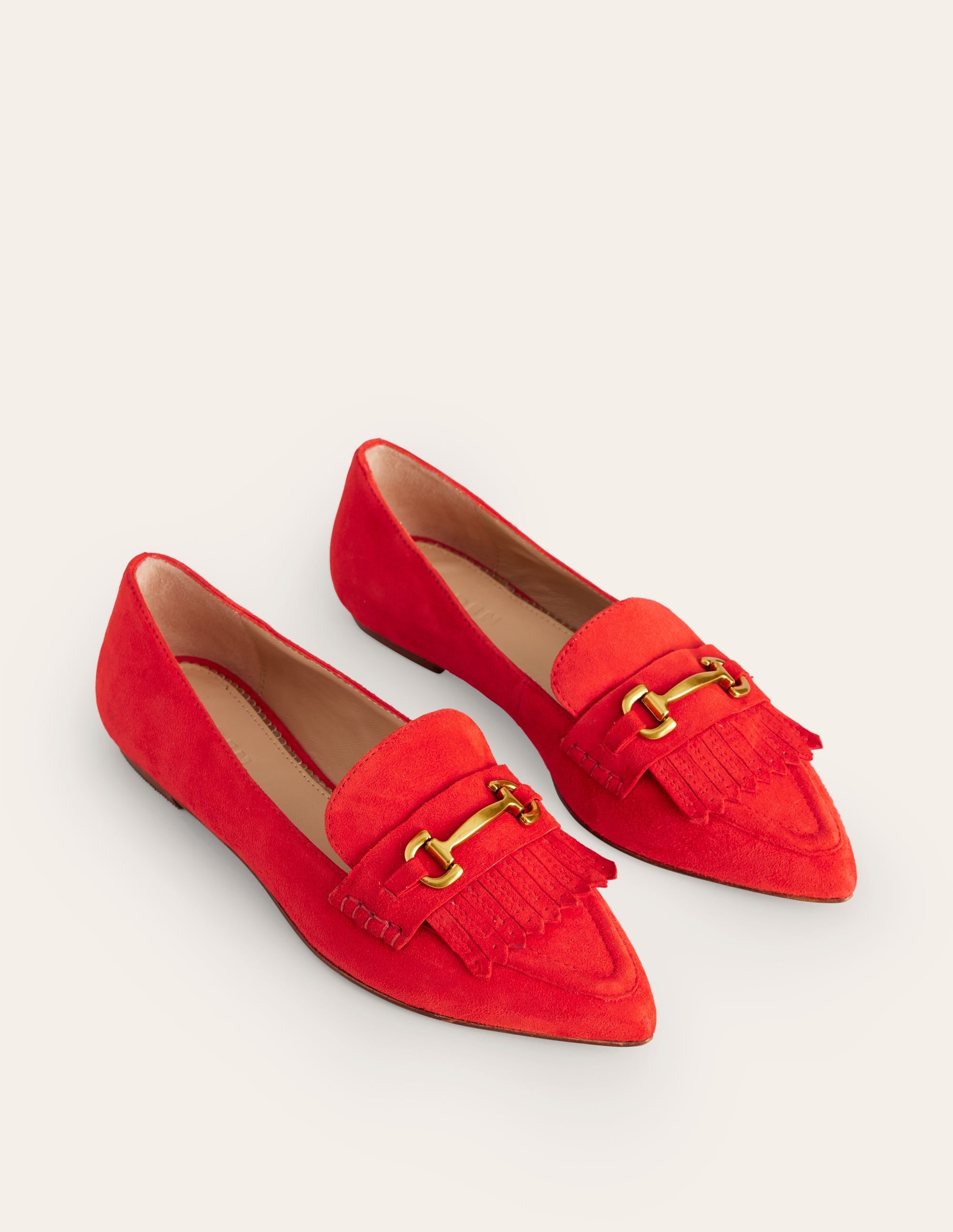  Iris Ghillie Loafers-Red Suede、mySite、ashleygrahame