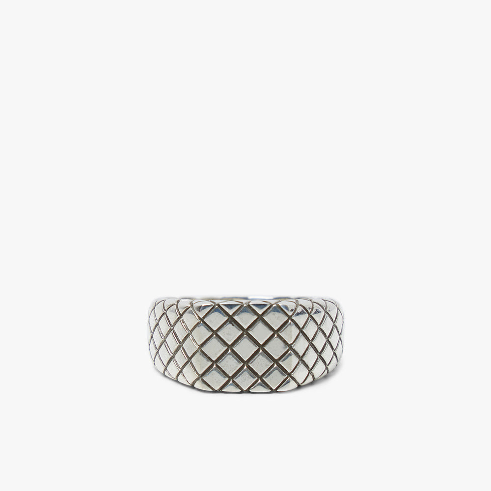  MAPLE Quilted Signet Ring / Silver .925、mySite、merchandisen