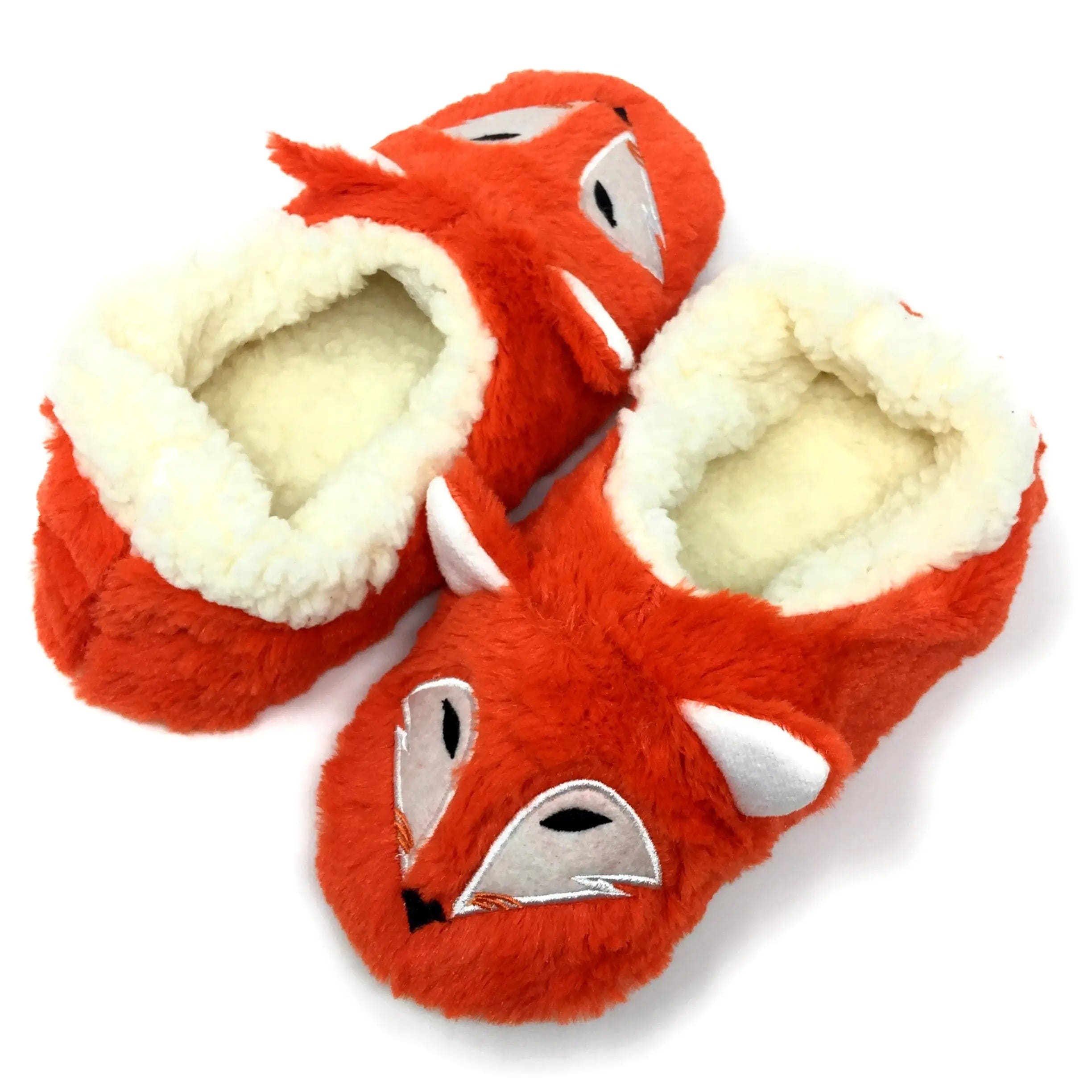 Foxy | Women's Funny Fluffy Animal House Cute Slippers、mySite、g9winljtr