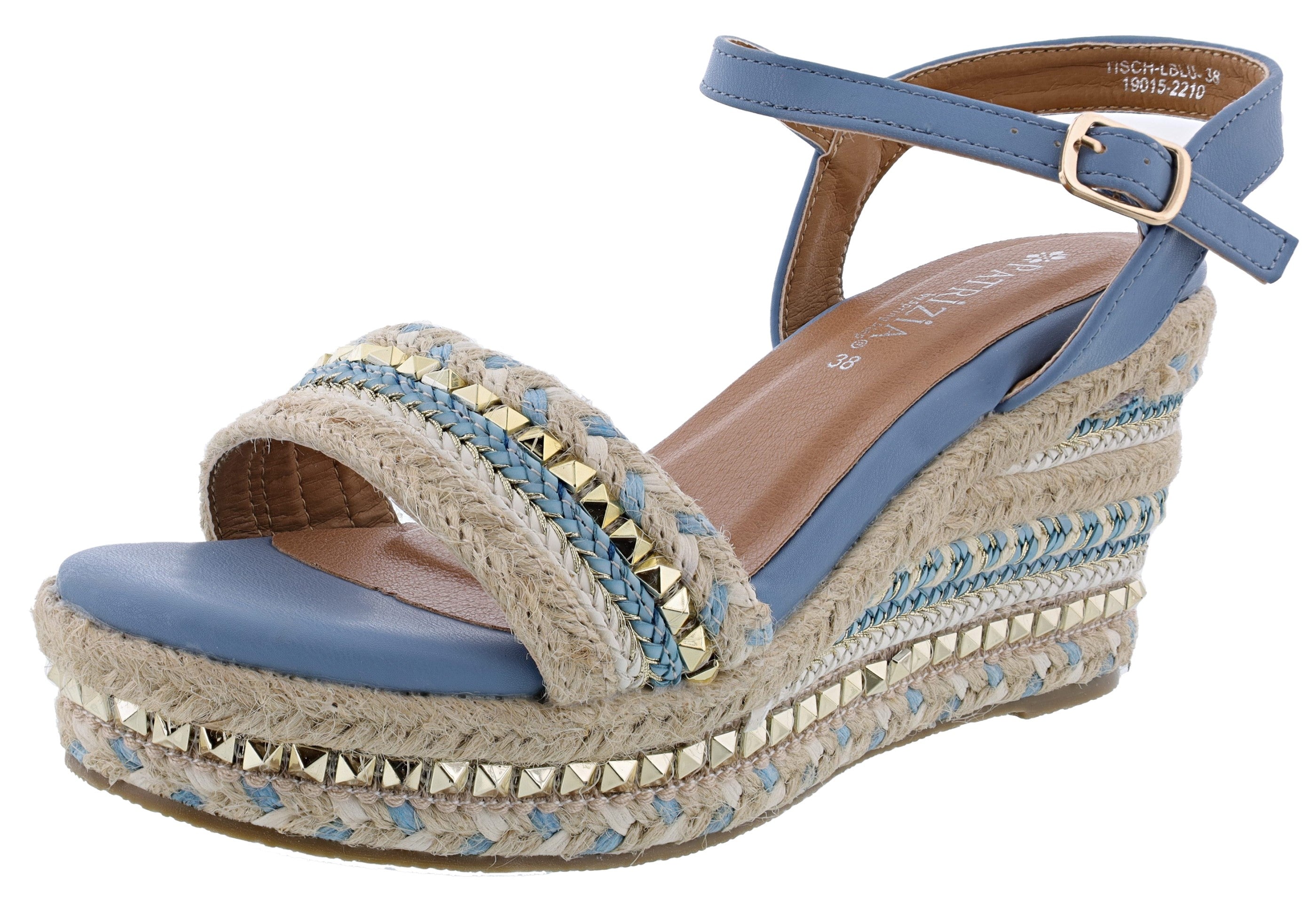 Patrizia Tisch Woven Wedge Sandals by Spring Step、mySite、dreamappss