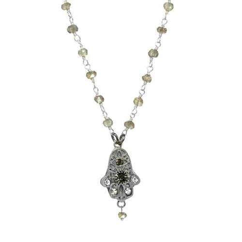 Michal Golan Basic Silver Hamsa Necklace、mySite、topwebapps