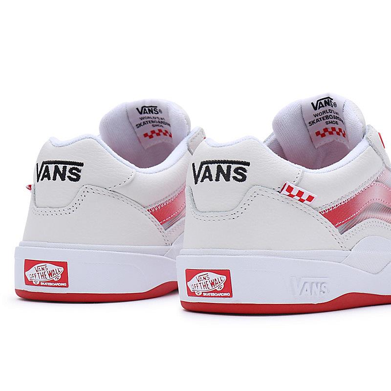  Vans Leather Wayvee - True White/Red、mySite、merchandisen