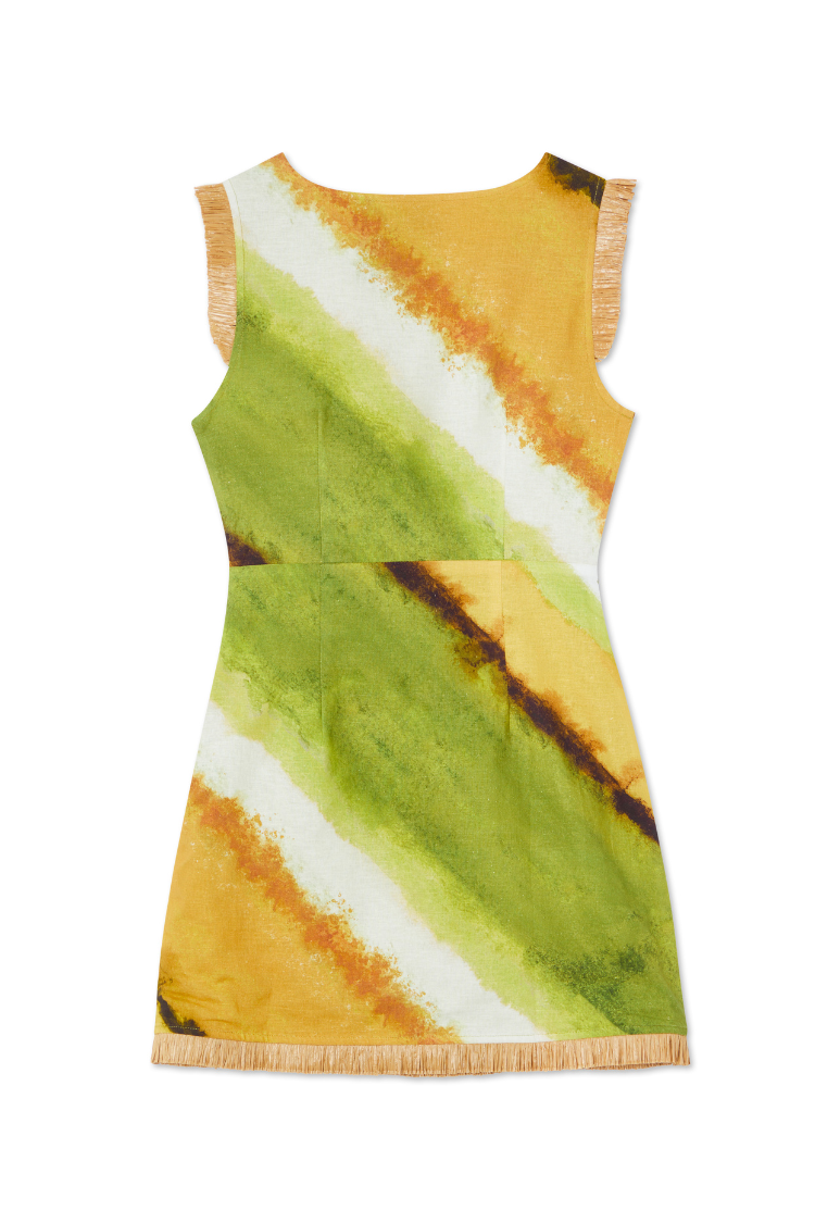 Green Ombre Deia Dress、mySite、solidvoid