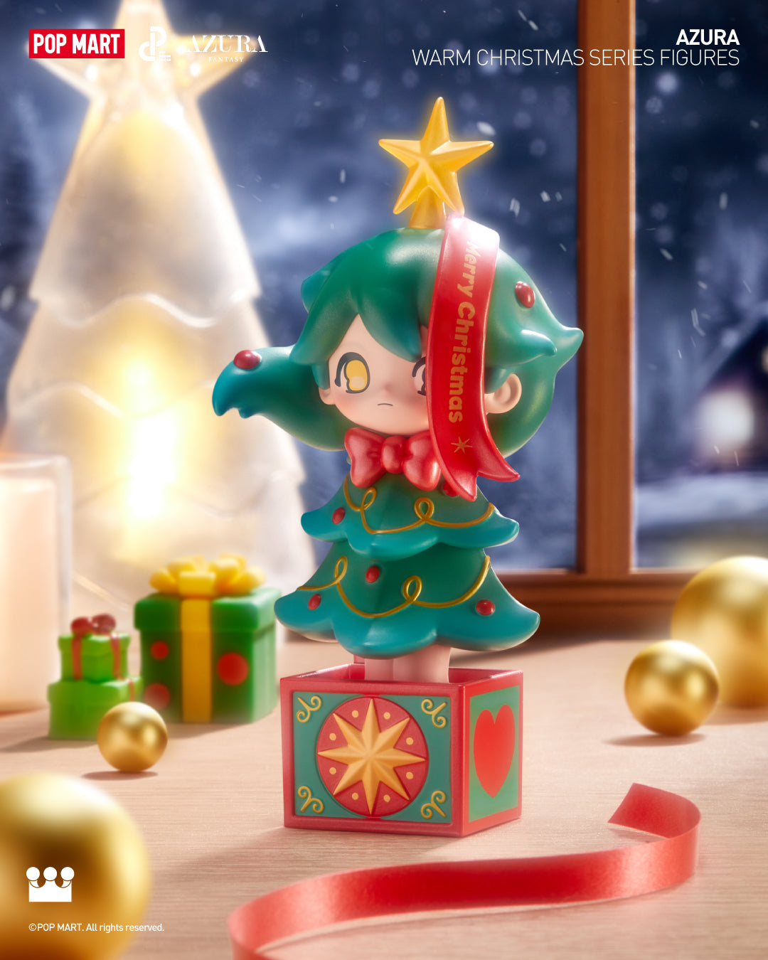  POP MART AZURA Warm Christmas Series Figures、mySite、greenlandpopulation