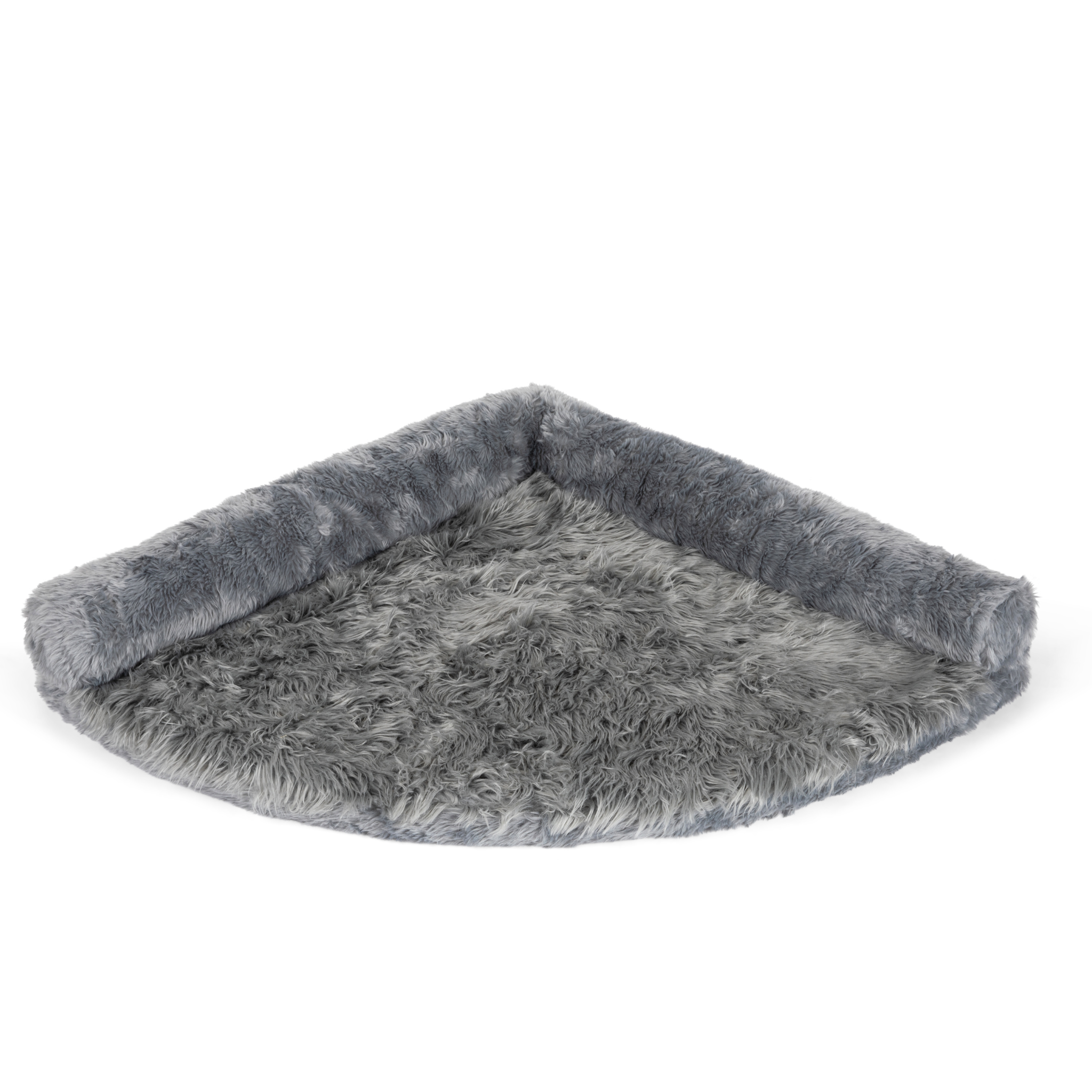 PupRug™ Memory Foam Corner Dog Bed - Charcoal Grey、mySite、solidvoid