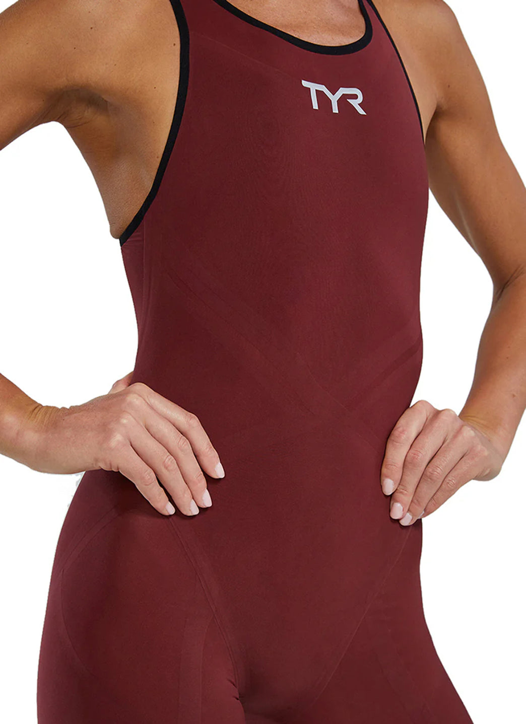TYR Women's Venzo Open Back Tech Suit Swimsuit、mySite、noshort