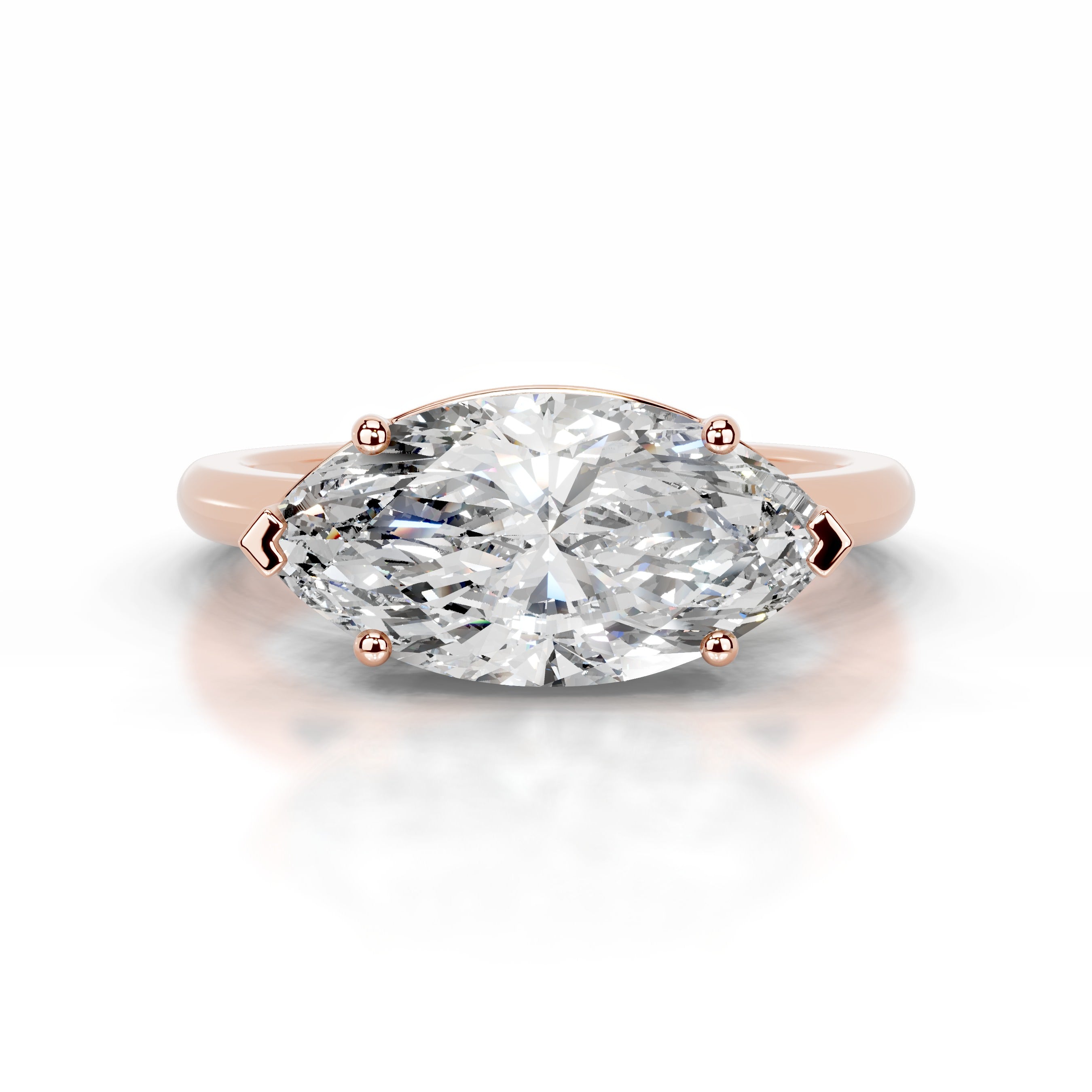 Miriam Diamond Engagement Ring - 14K Rose Gold、mySite、hinf8tx79