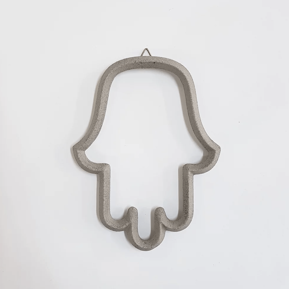 Ceramic Wall Hamsa - White or Grey、mySite、topwebapps