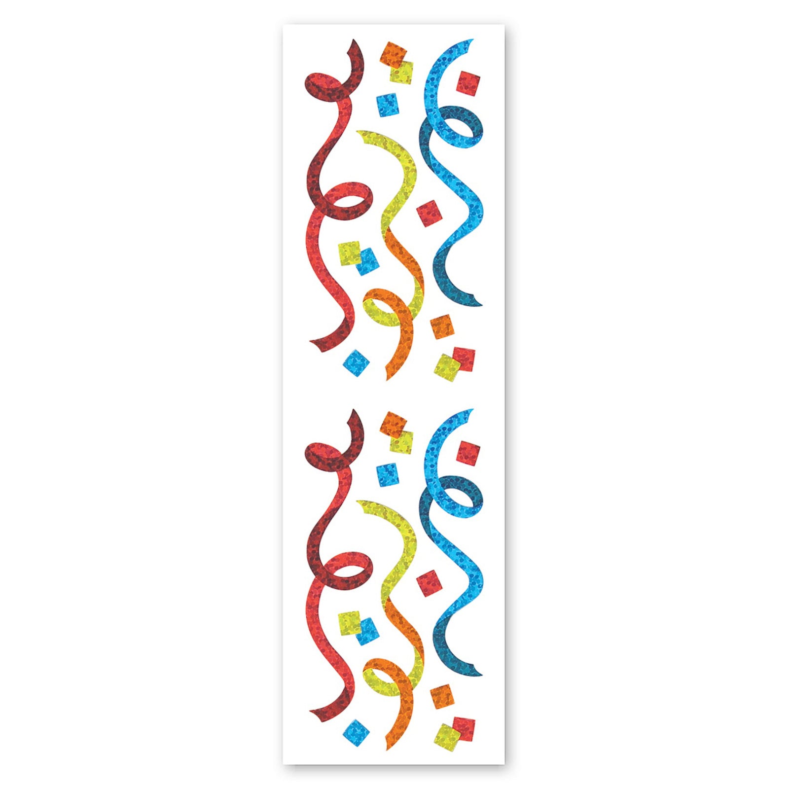  Streamers & Confetti Sparkly Prismatic Stickers, Multicolor - Packaged、mySite、ghnorth