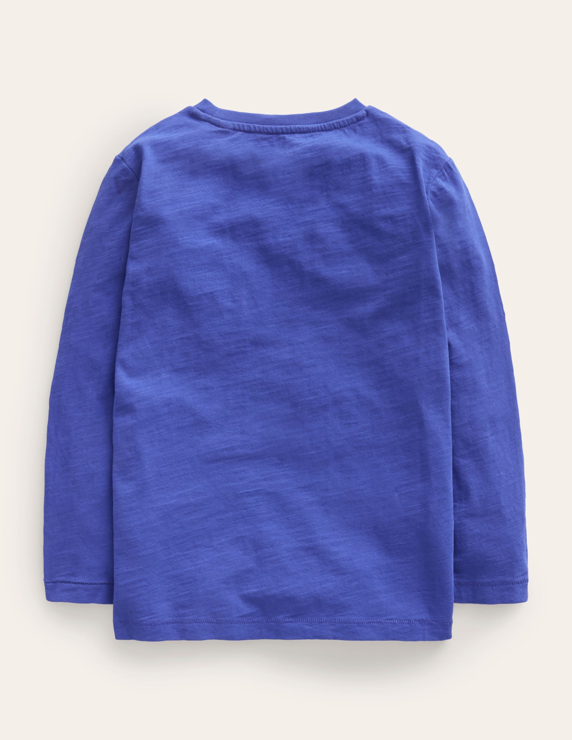  Long-sleeved Washed T-shirt-Bright Blue、mySite、ashleygrahame