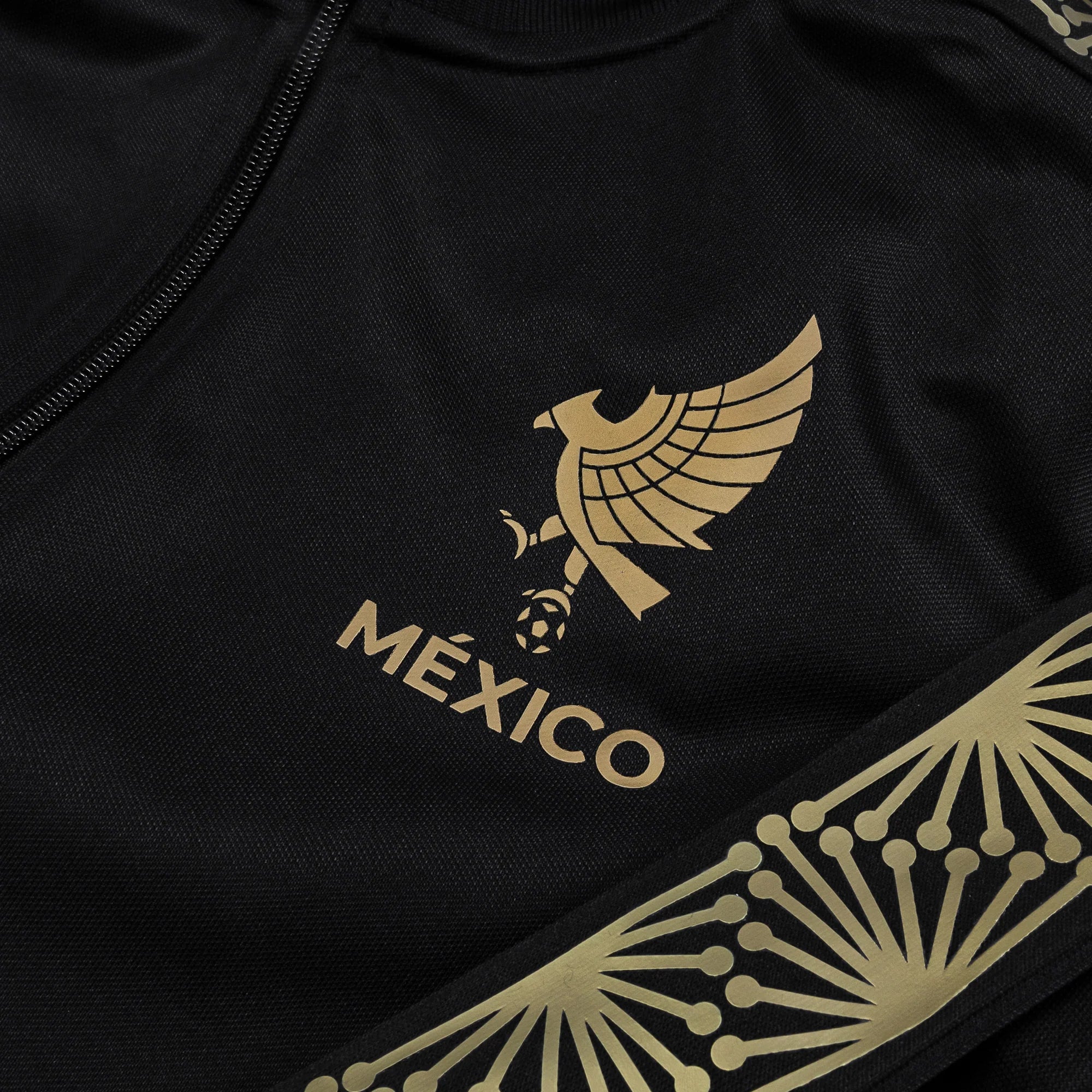 adidas Men's Mexico Gold 2025/26 Track Top Jacket Black/Gold、mySite、bottomscart