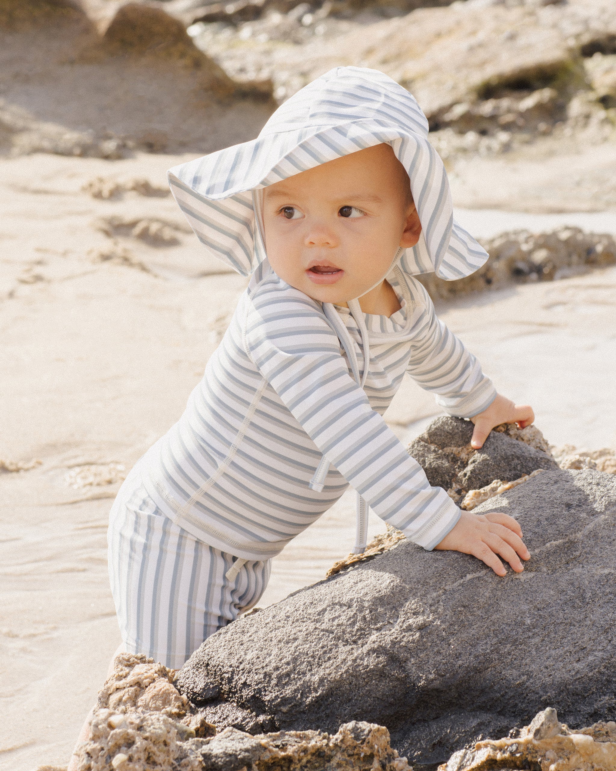  Floppy Swim Hat || Seafoam Stripe、mySite、layawaytickets