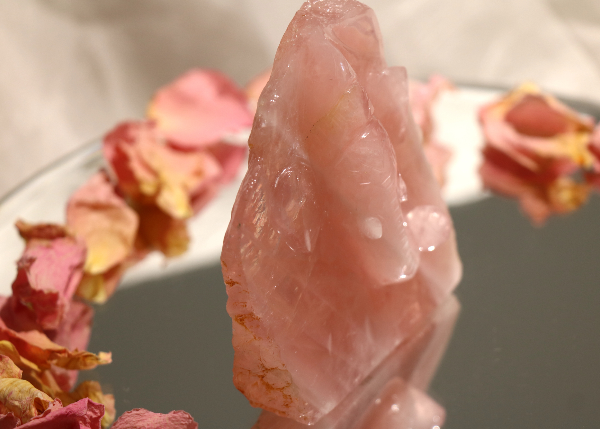 Ganesha Statue - Rose Quartz (Mini, 9cm)、mySite、topwebapps