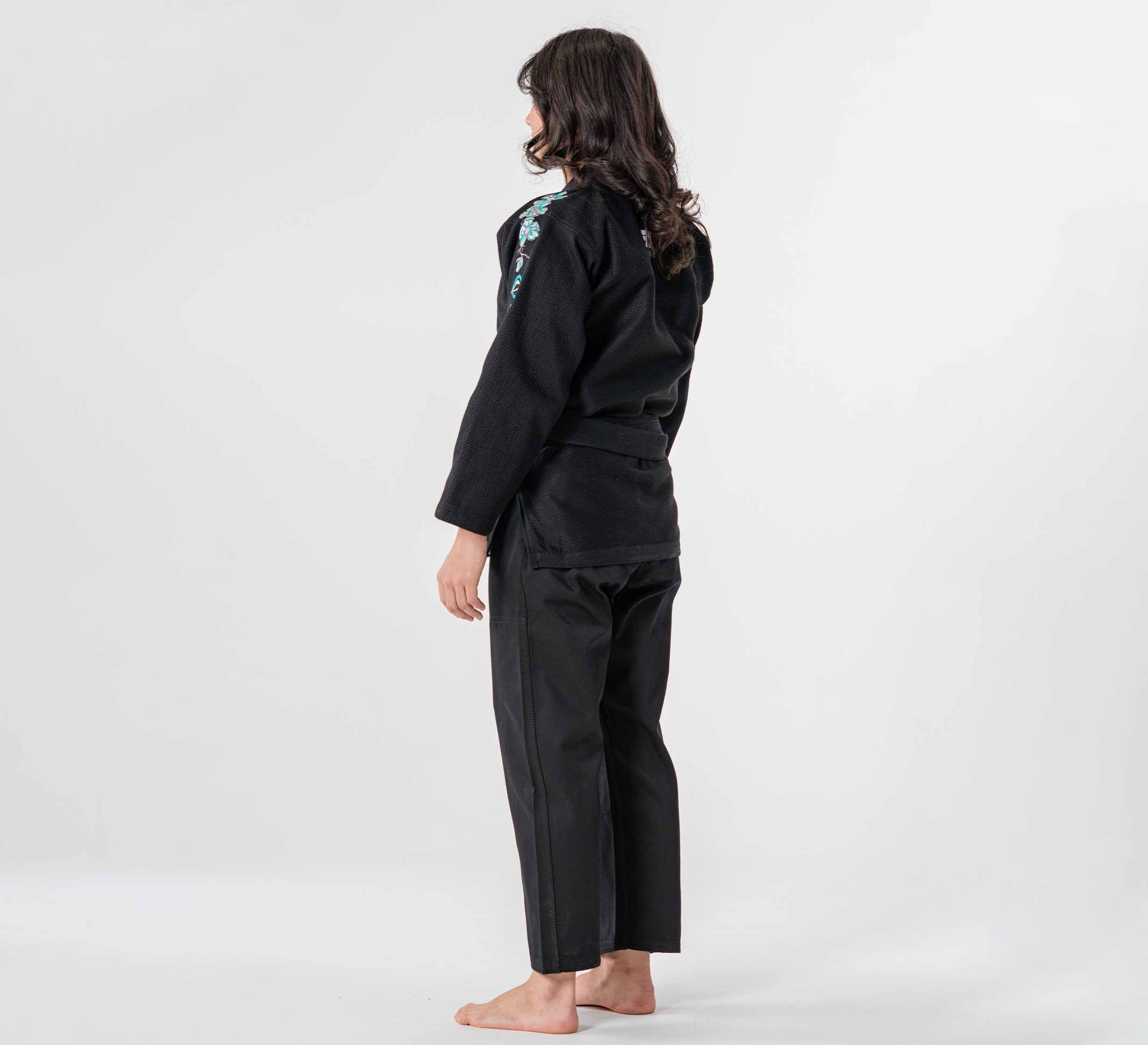 Womens All Around Blossom BJJ Gi Black、mySite、gigharbornorthrealestate