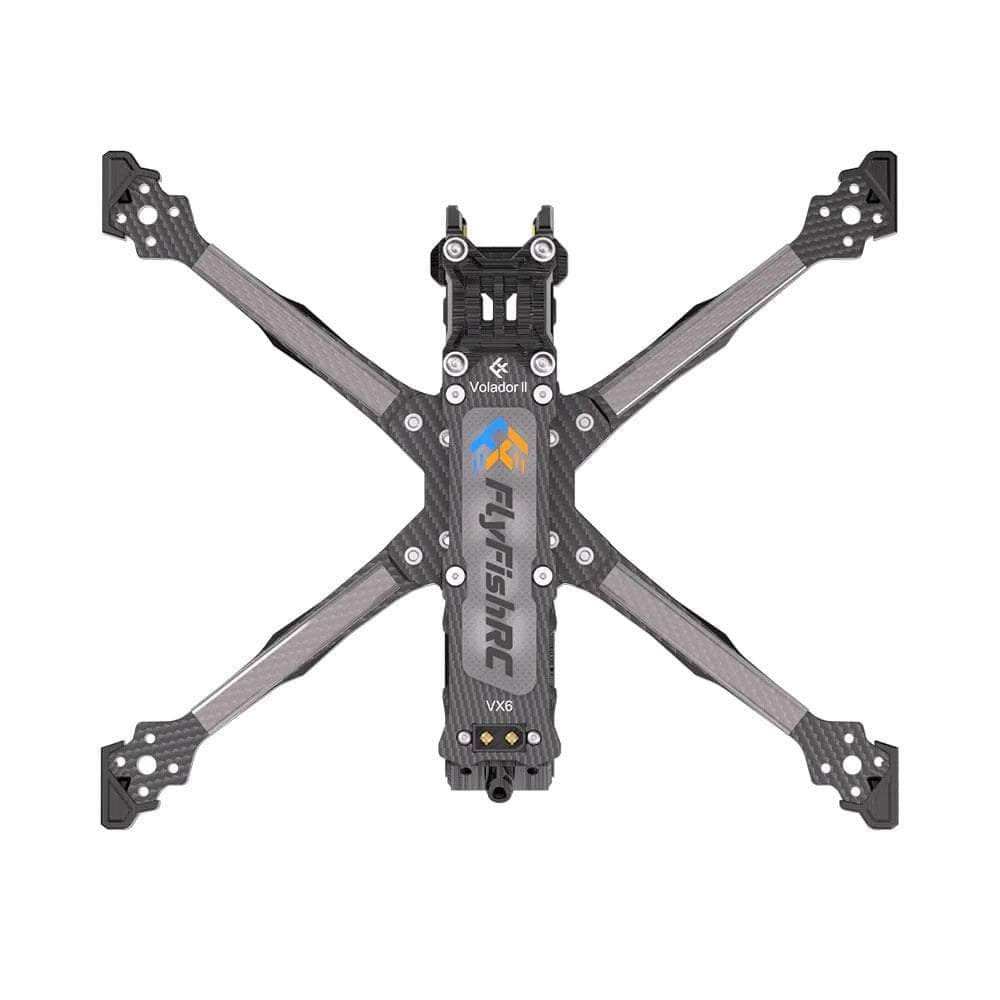  FlyFishRC Volador Ⅱ VX6 O4 Pro Freestyle Frame Kit - Black、mySite、merchandisen