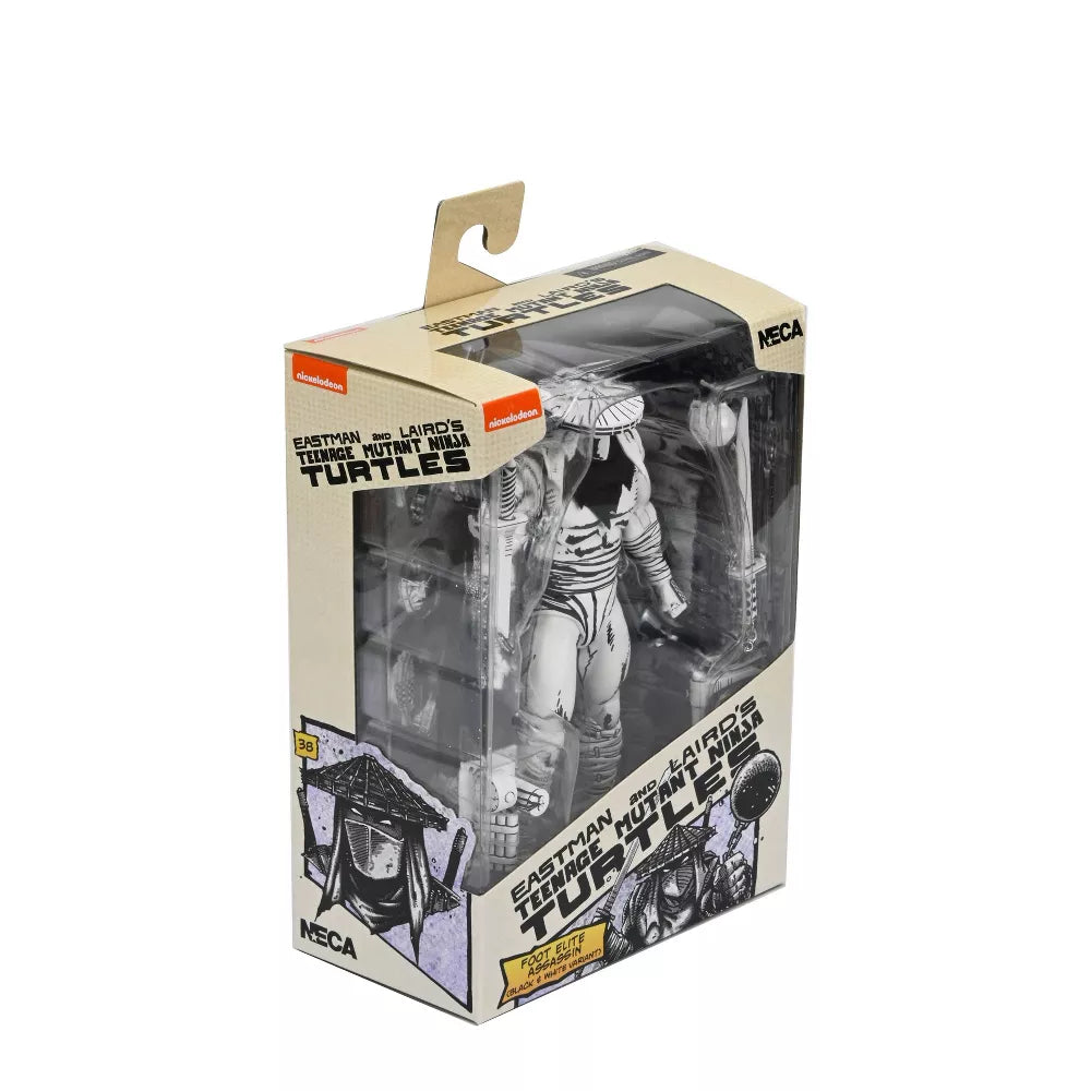 NECA Teenage Mutant Ninja Turtles Ultimate Black & White Foot Assassin (Mirage Comics)、mySite、hgirdovlk