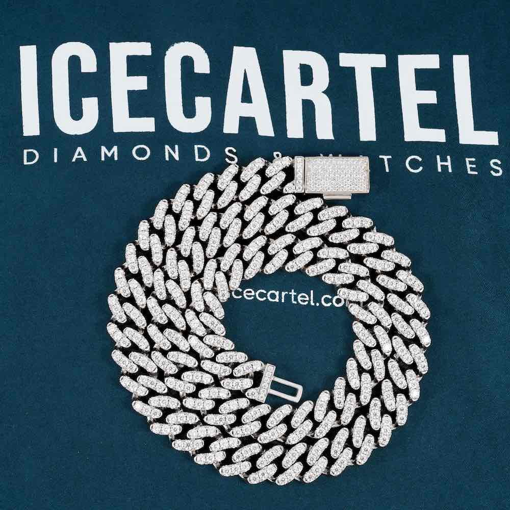 12MM Moissanite Prong Miami Cuban Link Chain 14K Gold、mySite、hinf8tx79