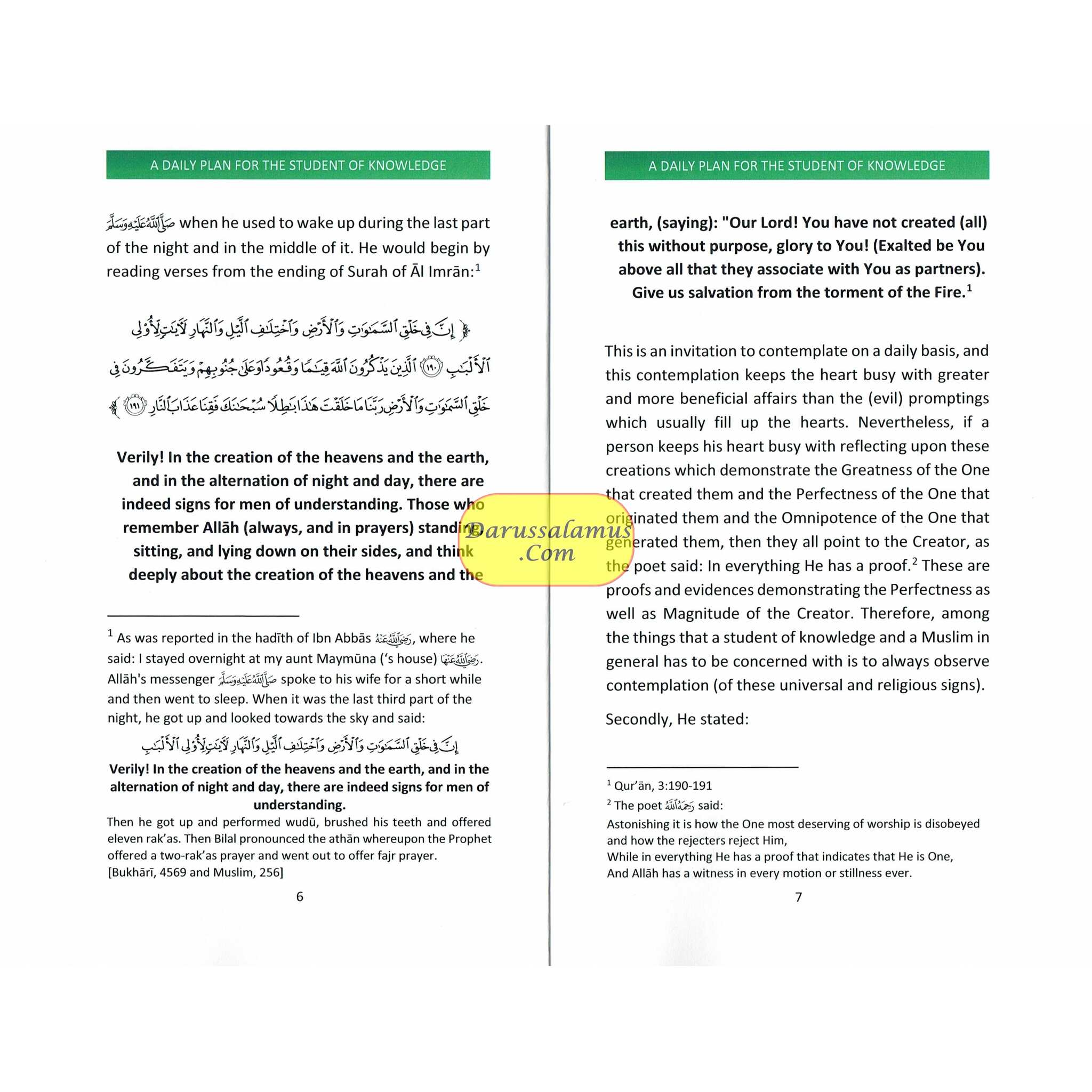 A Daily Plan for the Student of Knowledge、mySite、topwebapps