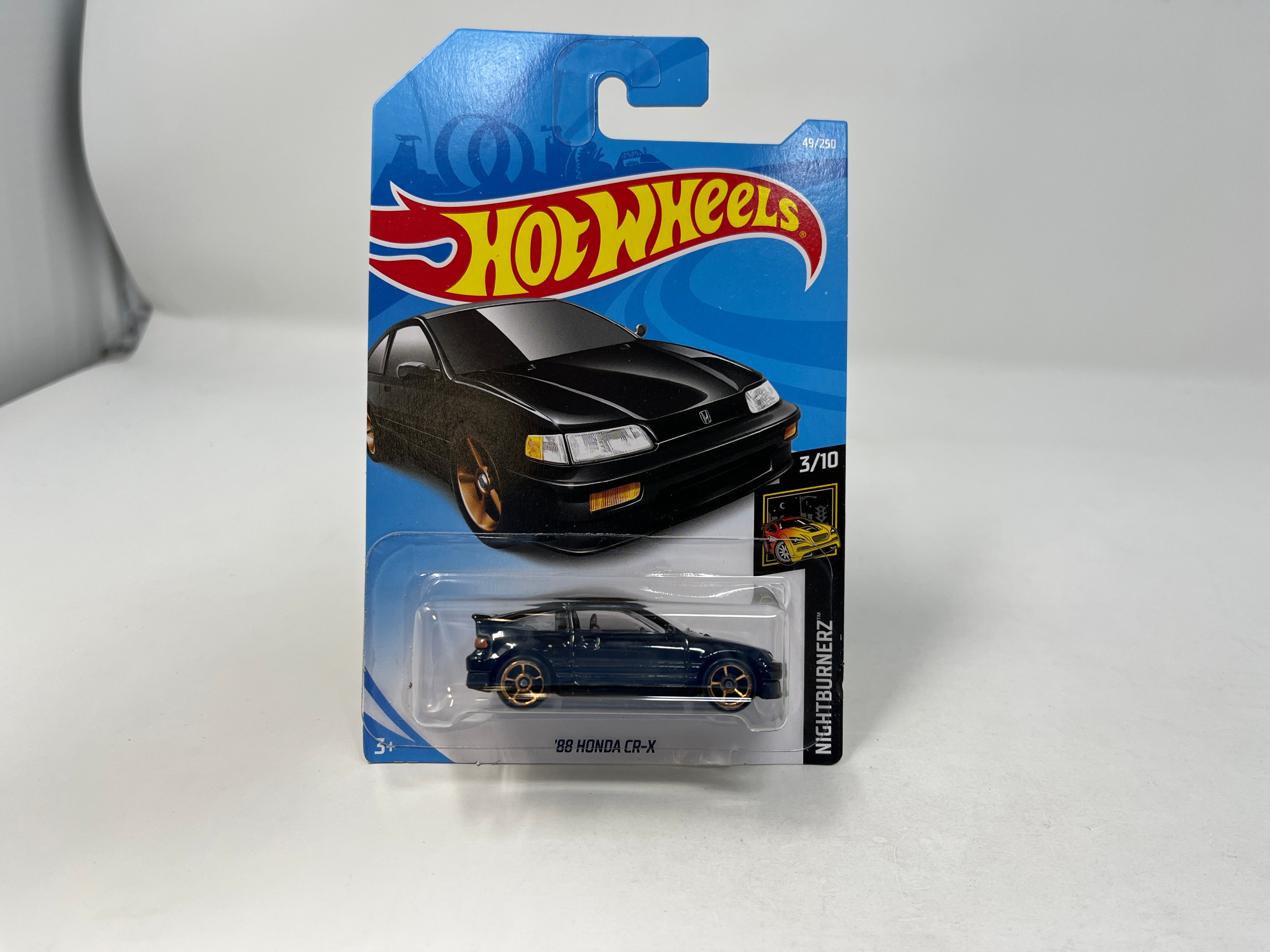 '88 Honda CR-X #49 * BLACK * 2019 Hot Wheels、mySite、hgirdovlk