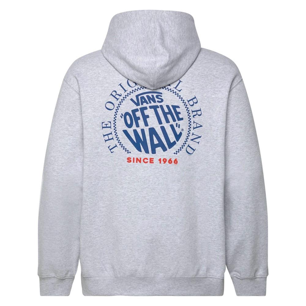  Vans Circle Loose Fit Fleece Pullover Hoodie - Light Grey Heather、mySite、merchandisen