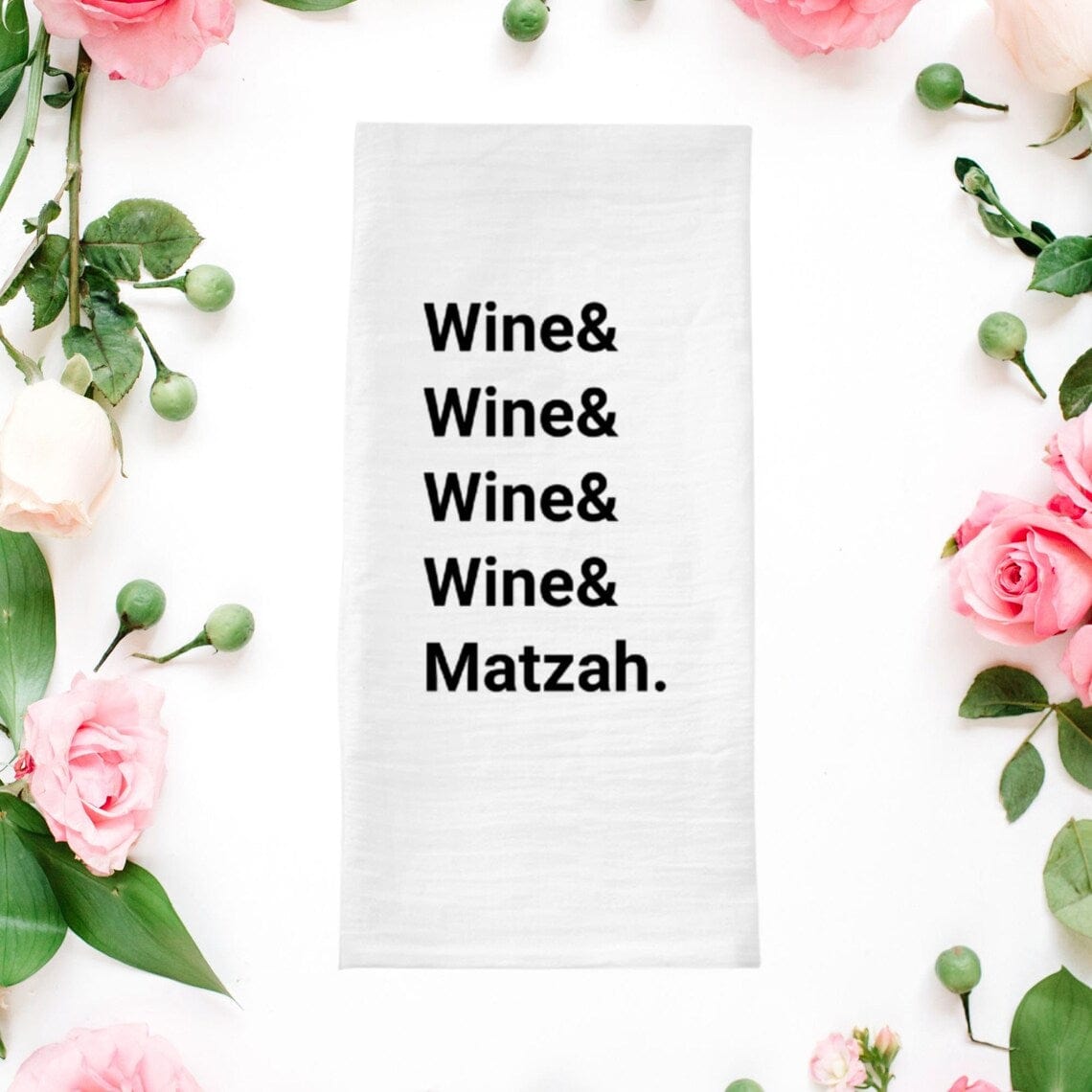 Wine & Matzah Tea Towel、mySite、topwebapps