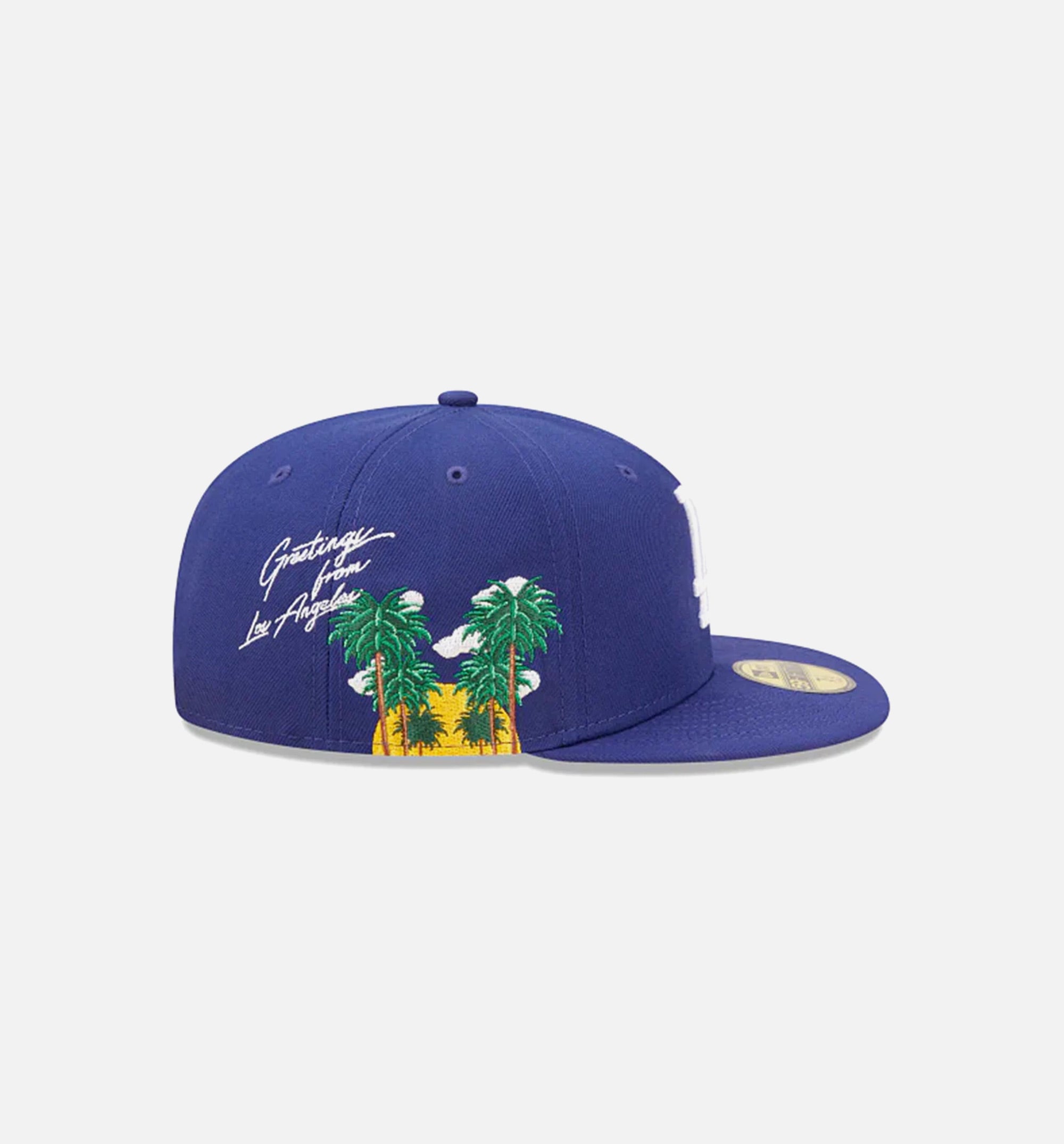 Los Angeles Dodgers Cloud Icon 59Fifty Fitted Hat Mens Hat - Blue、mySite、dreamappss