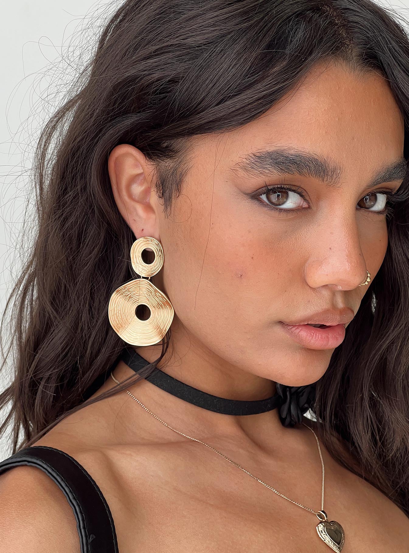 Callahan Earrings Gold、mySite、solidvoid