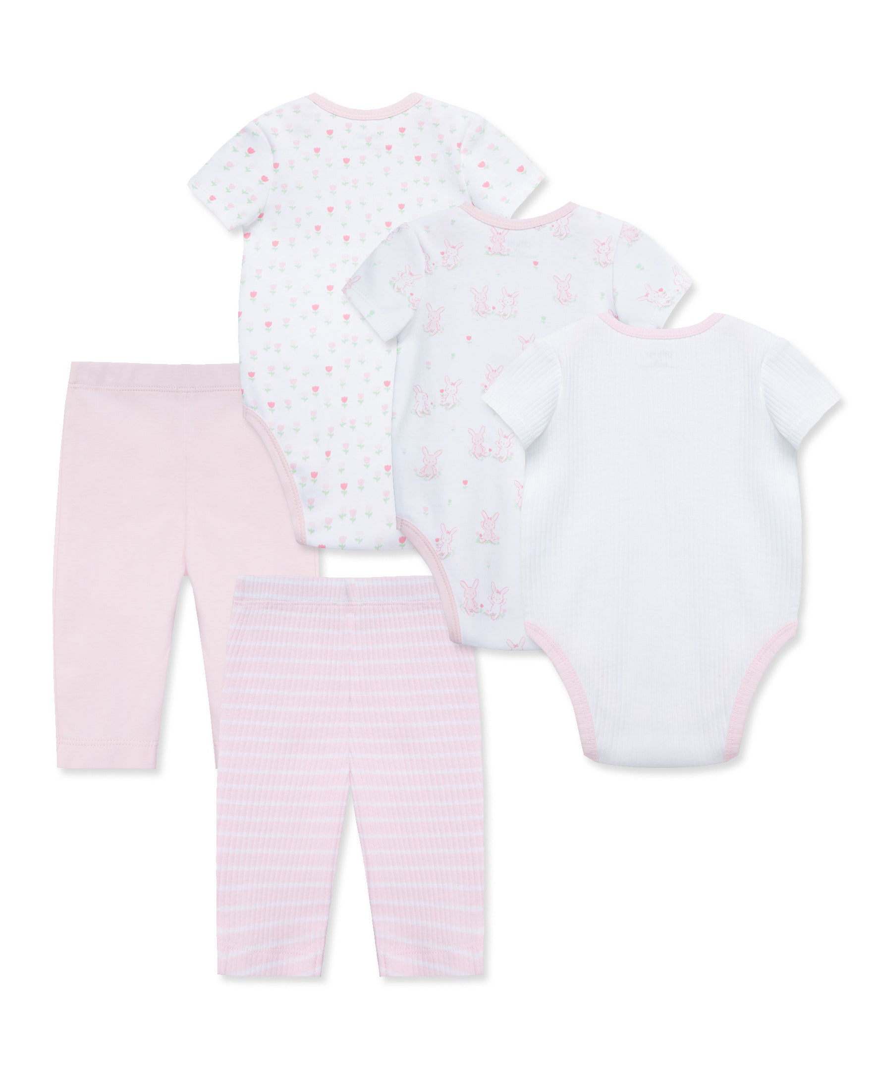  Cuddly Bunny 5-Piece Bodysuit & Pant Set、mySite、layawaytickets
