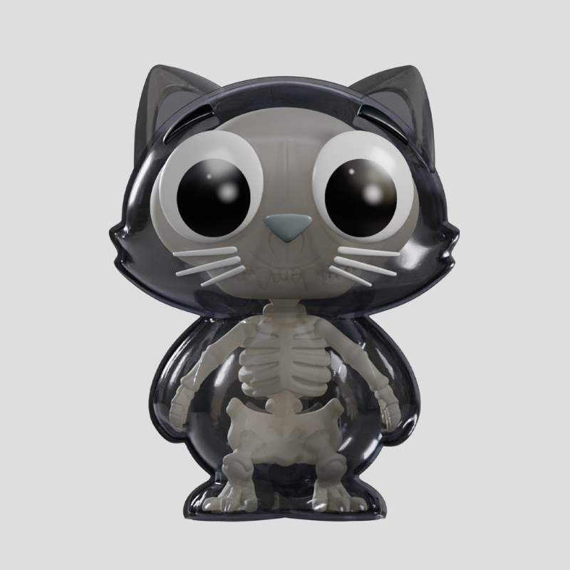  Kaleidos Creative Catscans (Bare Bones) Blind Box、mySite、greenlandpopulation