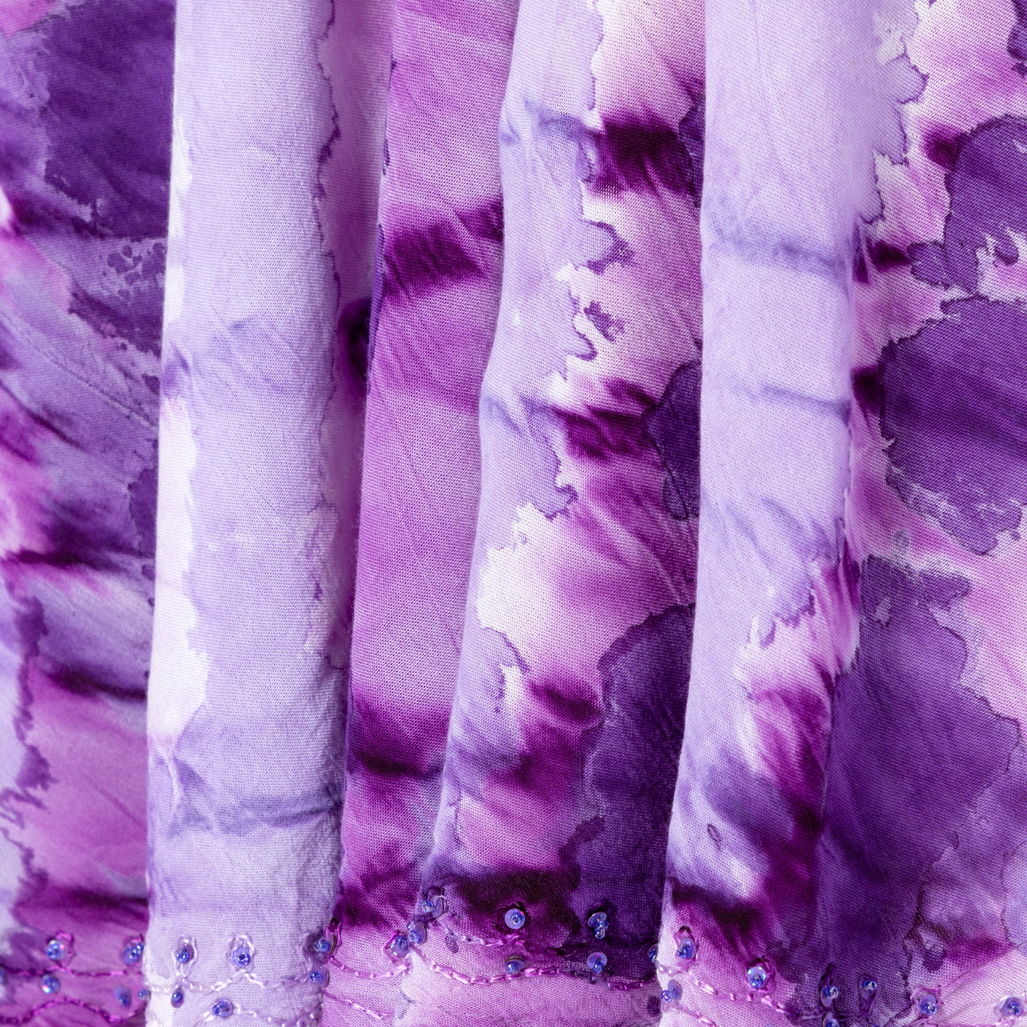 Purple Tie Dye Short Sleeve Dress、mySite、camillekostekn