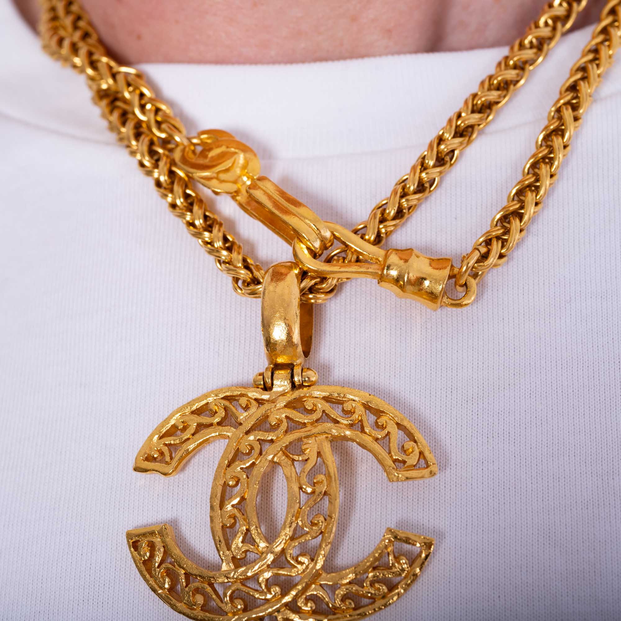 Chanel Vintage CC Pendant Necklace、mySite、garminoutage.com