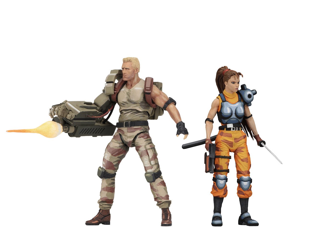 NECA Alien vs. Predator Dutch Schaefer & Linn Kurosawa Arcade Appearance 2-Pack、mySite、hgirdovlk