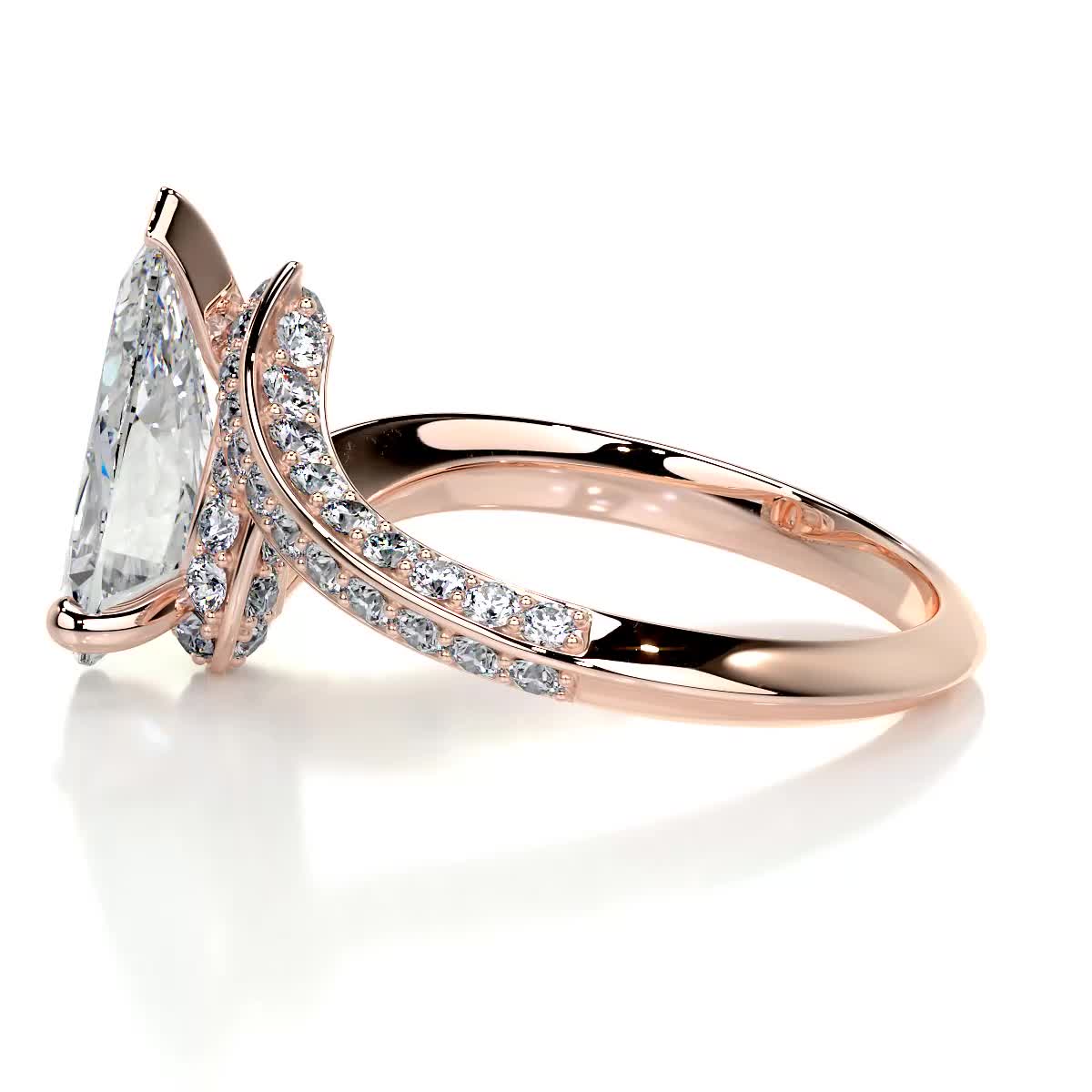 Sabrina Diamond Engagement Ring -14K Rose Gold、mySite、hinf8tx79