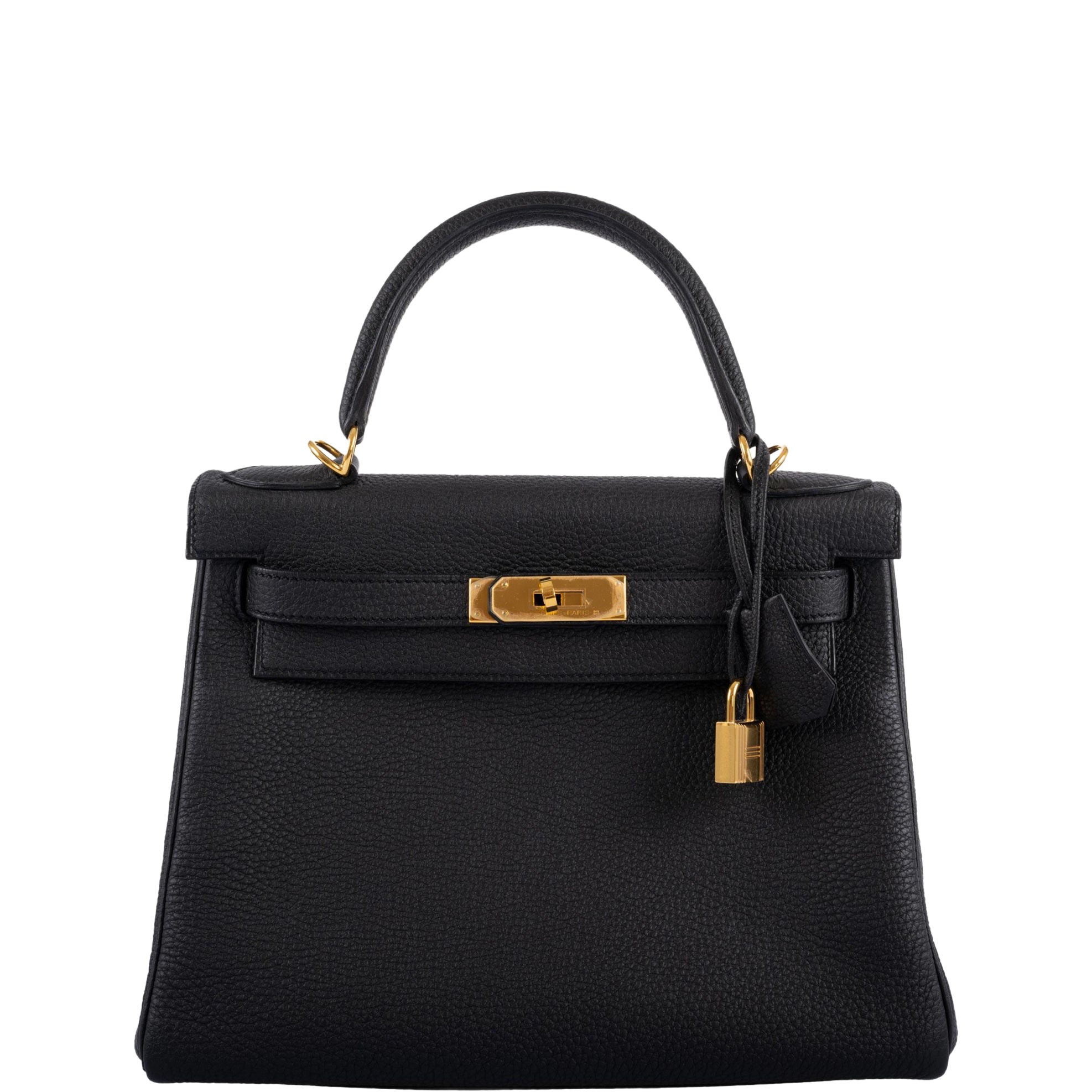 Hermès Kelly 28 HSS Retourne Black Togo with Blue Piping Gold Hardware、mySite、garminoutage.com