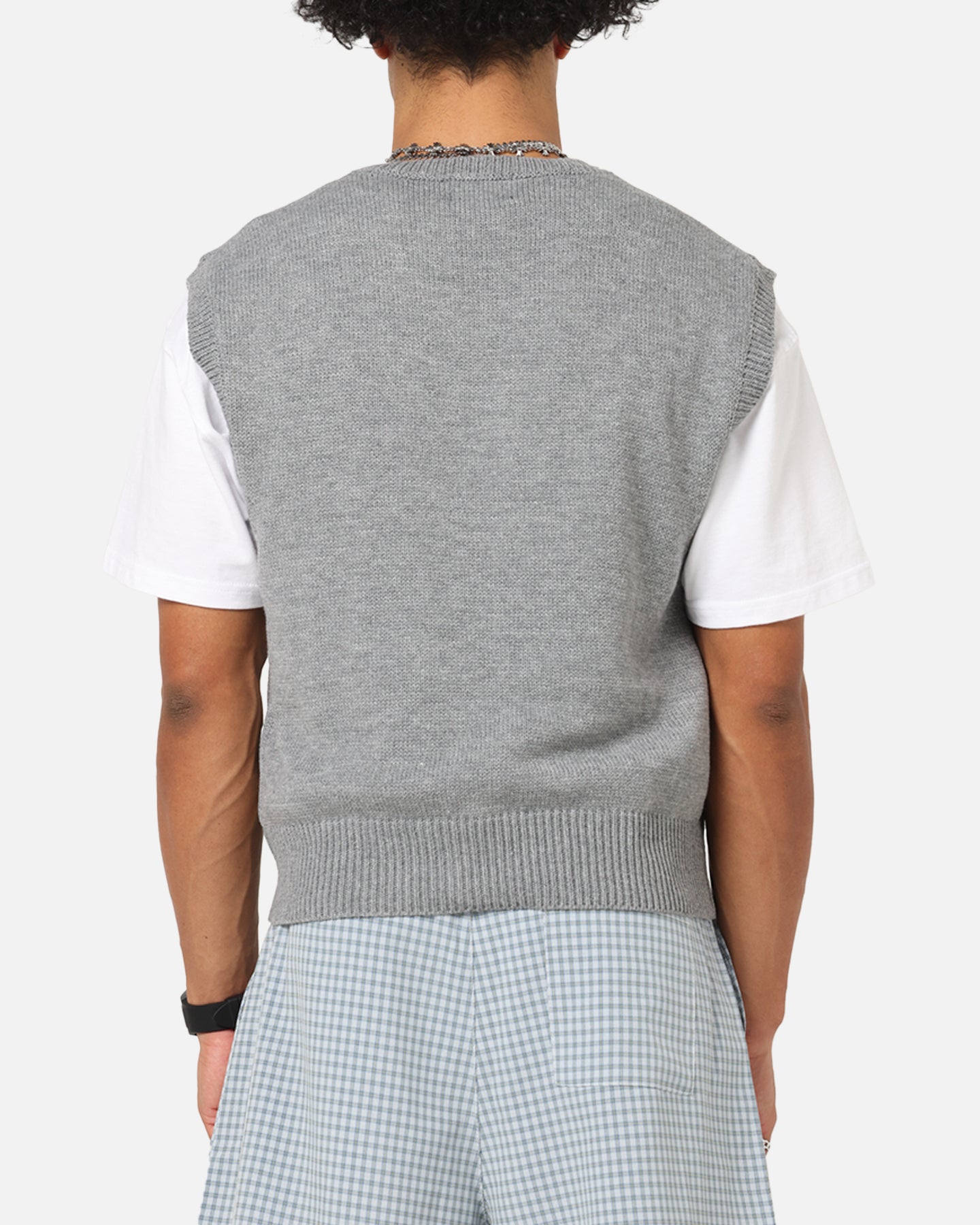XXIII Cropped Sweater Vest Grey、mySite、zt4zffjzw