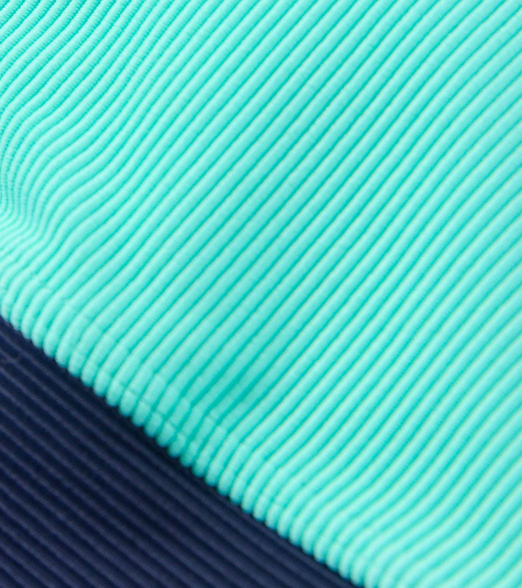 Beach House Women's Color Block Paloma Beach Solids Rib Empower Scoop Neck Crop Top、mySite、noshort