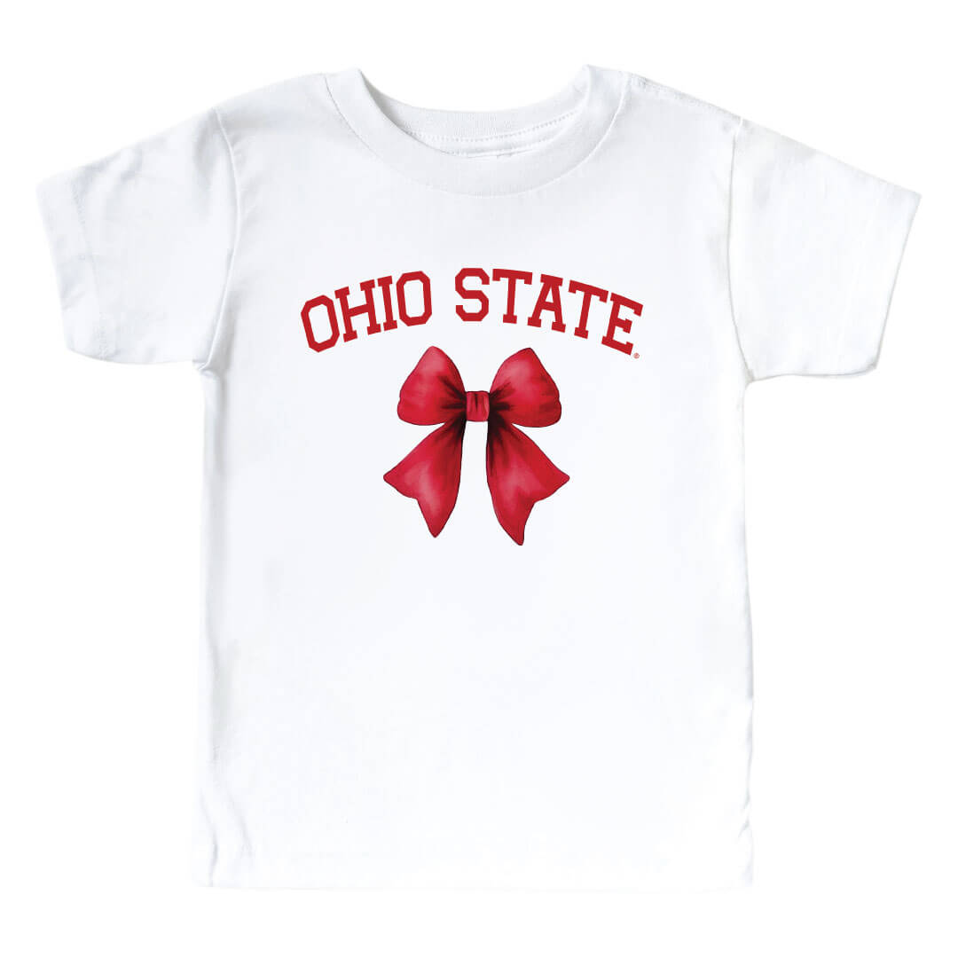  The Ohio State University | Footballs & Bows Kids Graphic Tee、mySite、layawaytickets