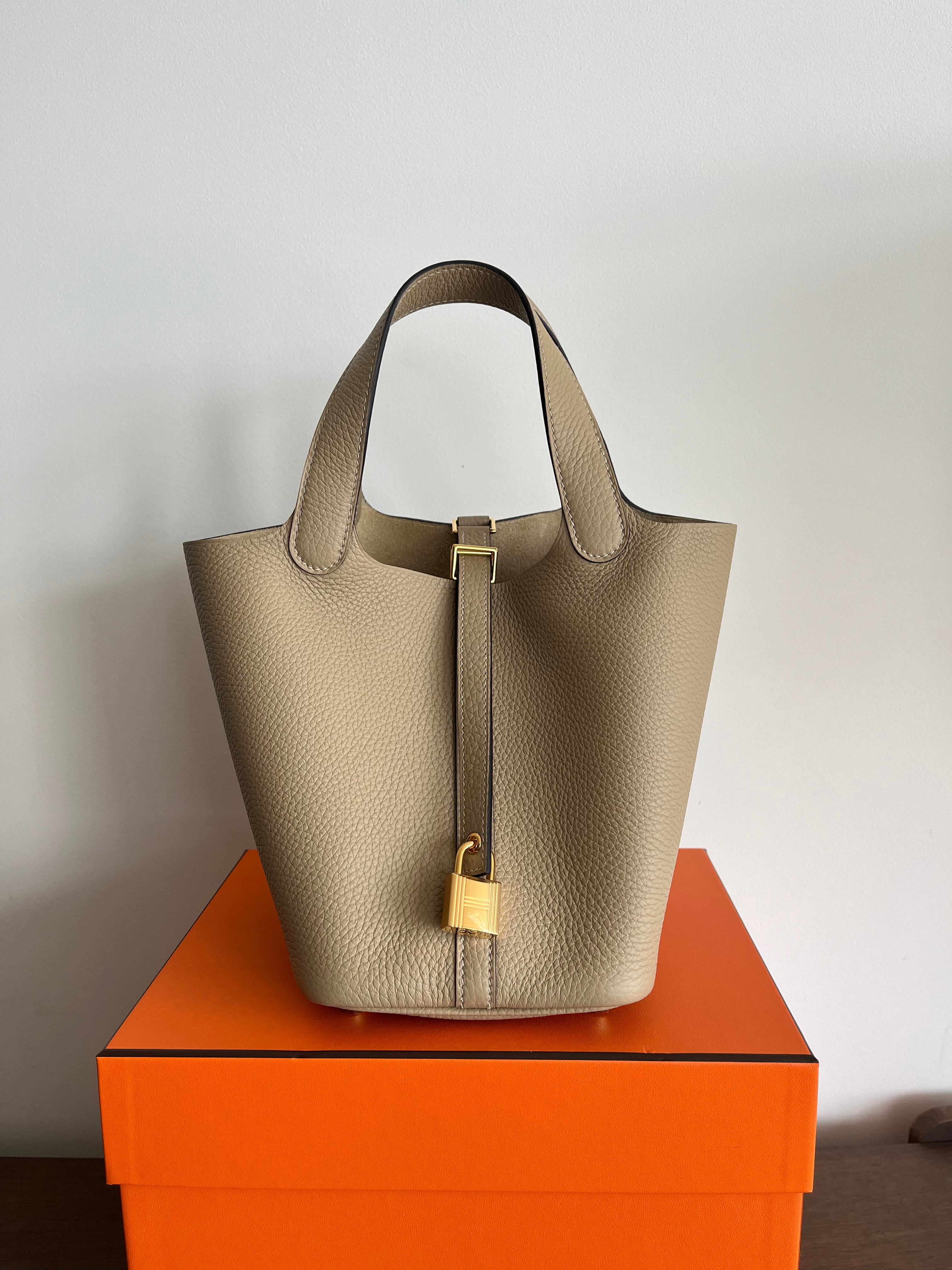 Hermès Picotin 18cm Trench Clemence GHW、mySite、garminoutage.com