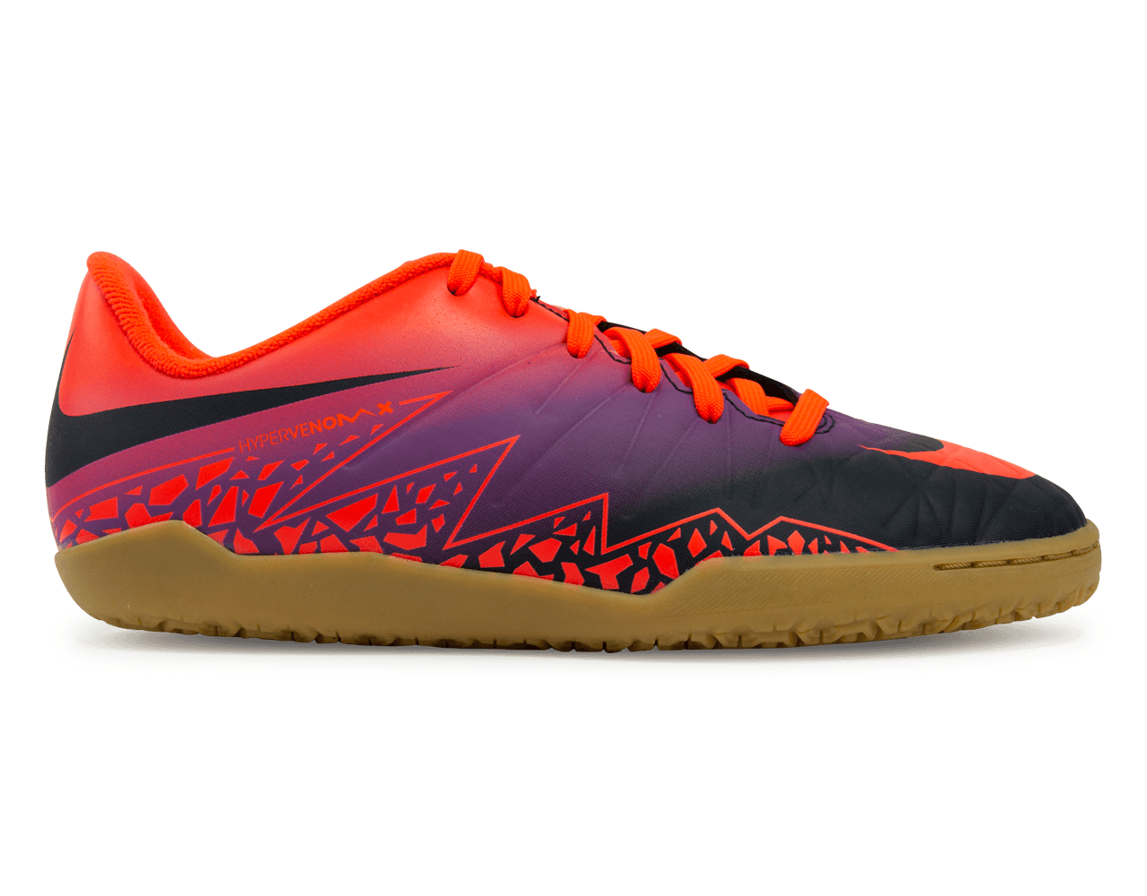 Nike Kids HypervenomX Phelon II Indoor Soccer Shoes Total Crimson/Obsidian Vivid、mySite、bottomscart