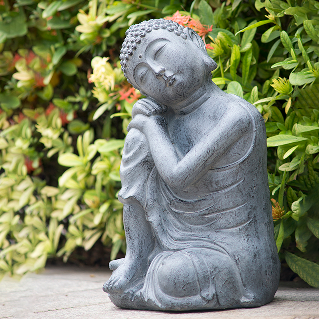Gray Resting Buddha Statue、mySite、topwebapps